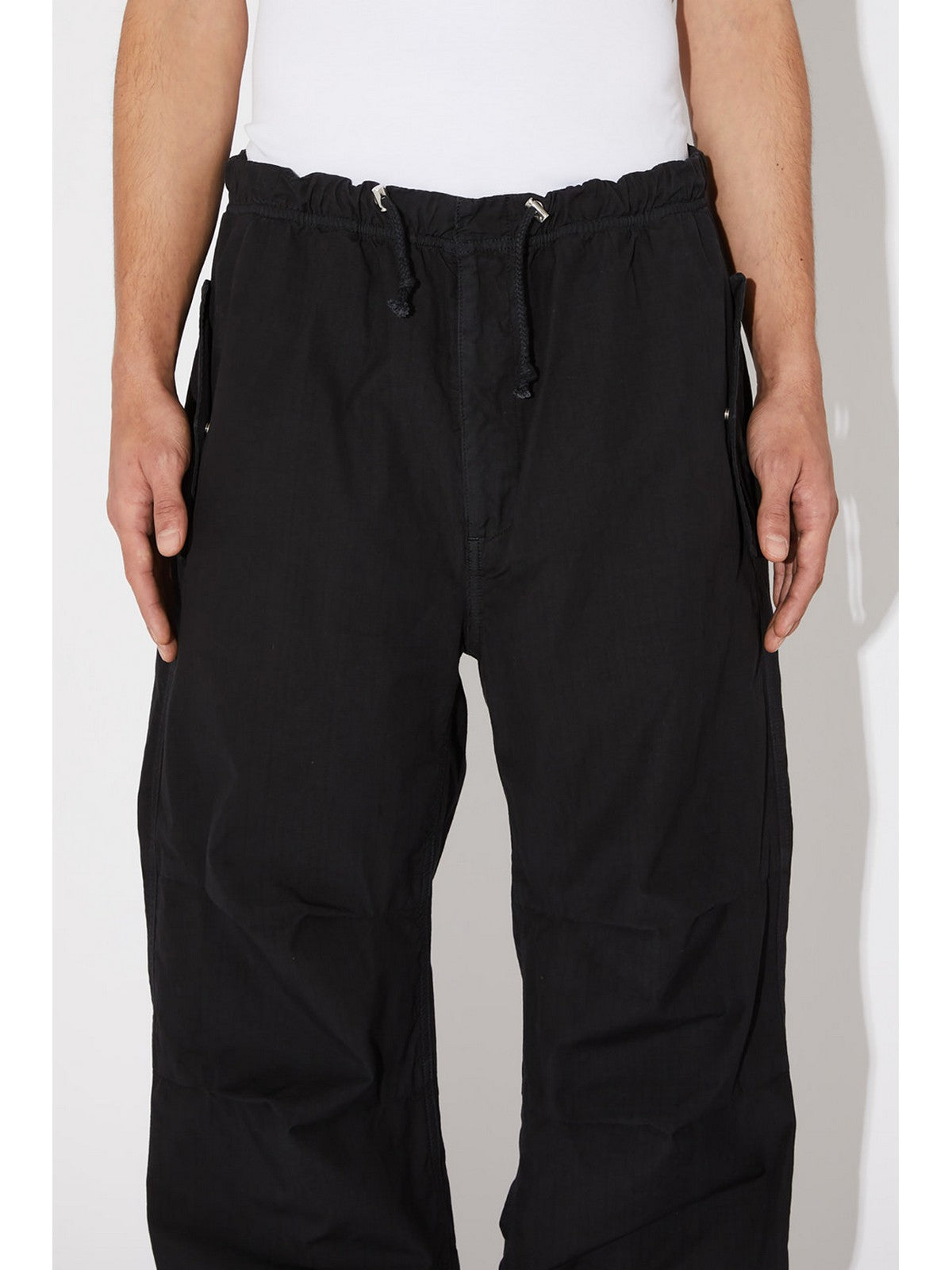 Pantalones de hombres amish amu067p4160111 c0073 negro