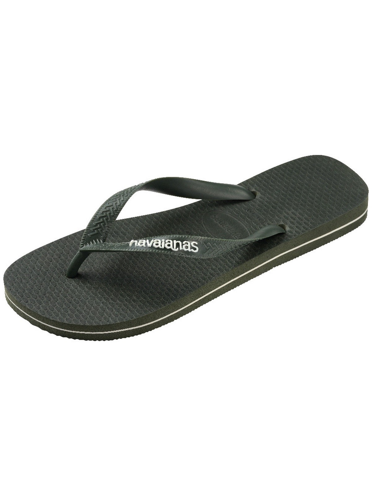 HAVAIANAS Infradito Uomo Hav. Top rubber Logo filette 4148756.4896 Verde gioboutiqueweb