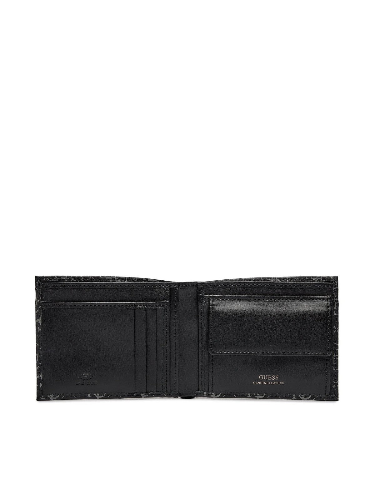 Guess Men's Wallet Billford W Coin Pckt Smvele Lea20 Dab Black