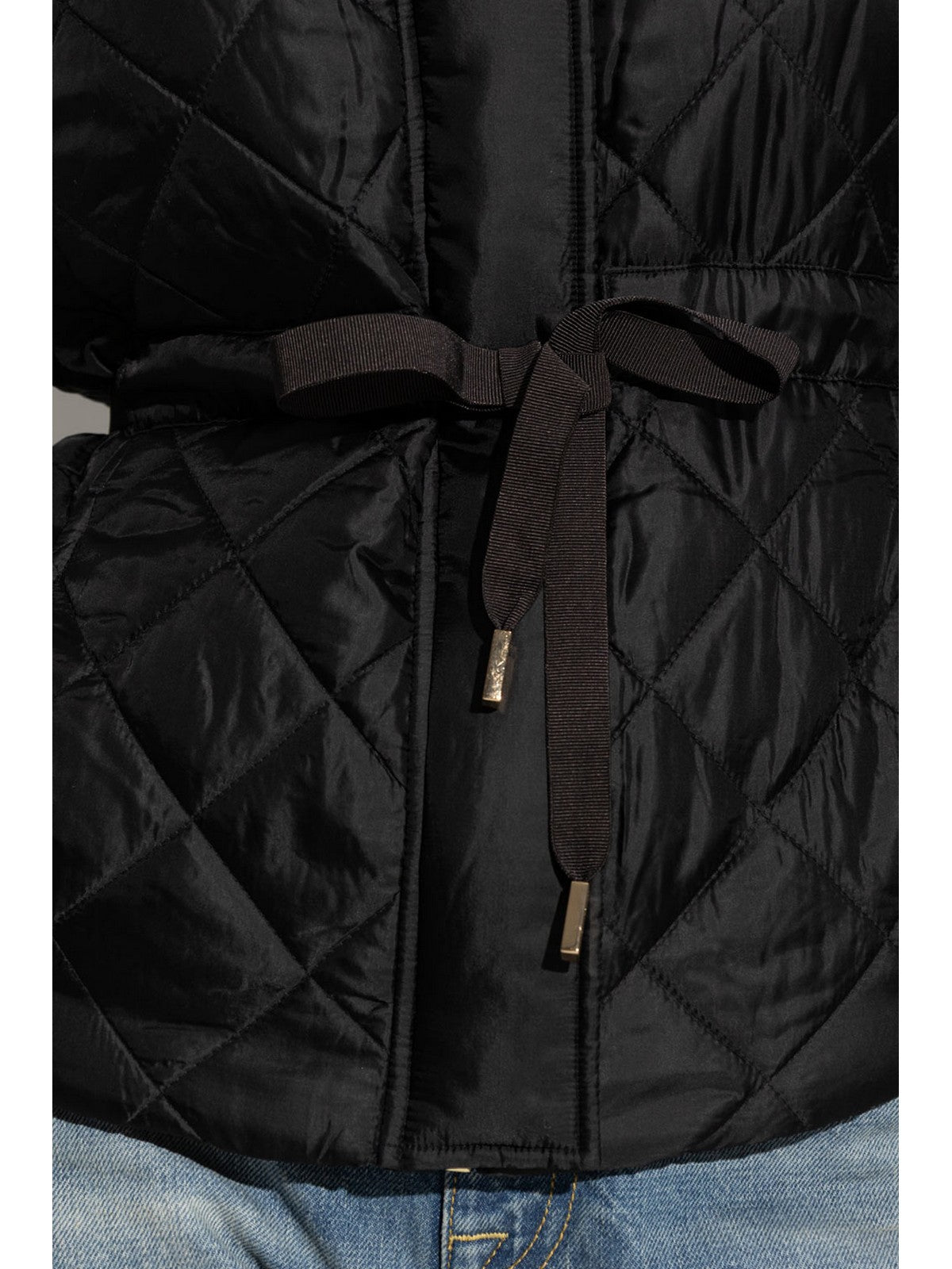 MICHAEL KORS Piumino Donna ECO BELTED PUFFR MT520IB3SB 001 BLACK gioboutiqueweb