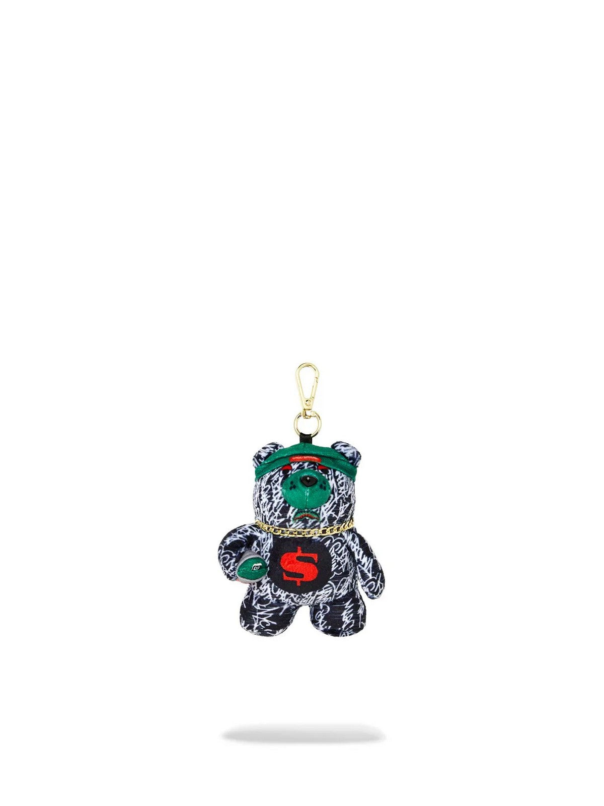 SPRAYGROUND Portachiavi Uomo NIGHT NIGHT BEAR KEYCHAIN 910K0606NSZ Nero