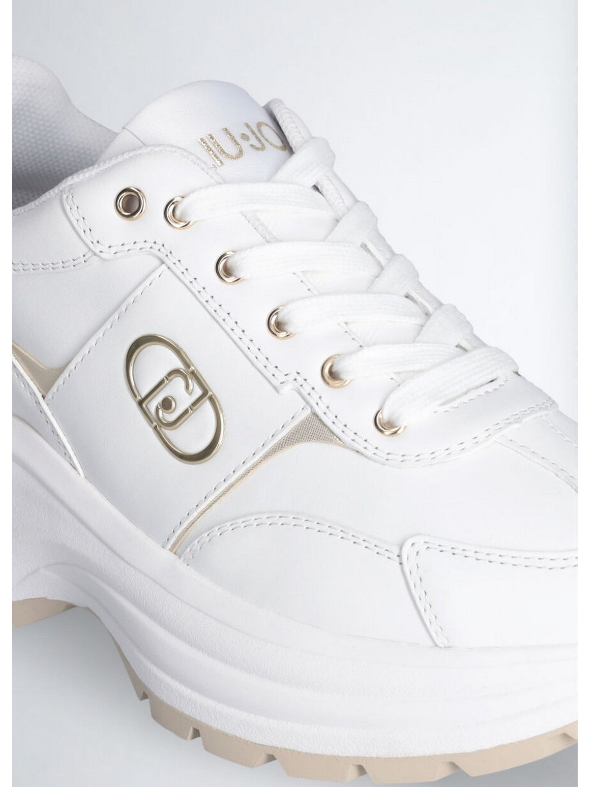 LIU JO Sneaker Donna EVA 02 BA5065P0102 01111 CALF WHITE gioboutiqueweb