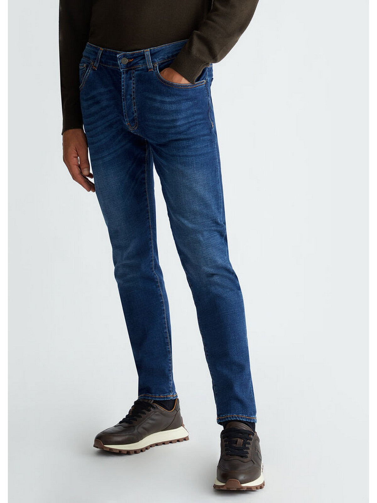 LIU JO UOMO Jeans Uomo  QXX022D4970 77018 Blu