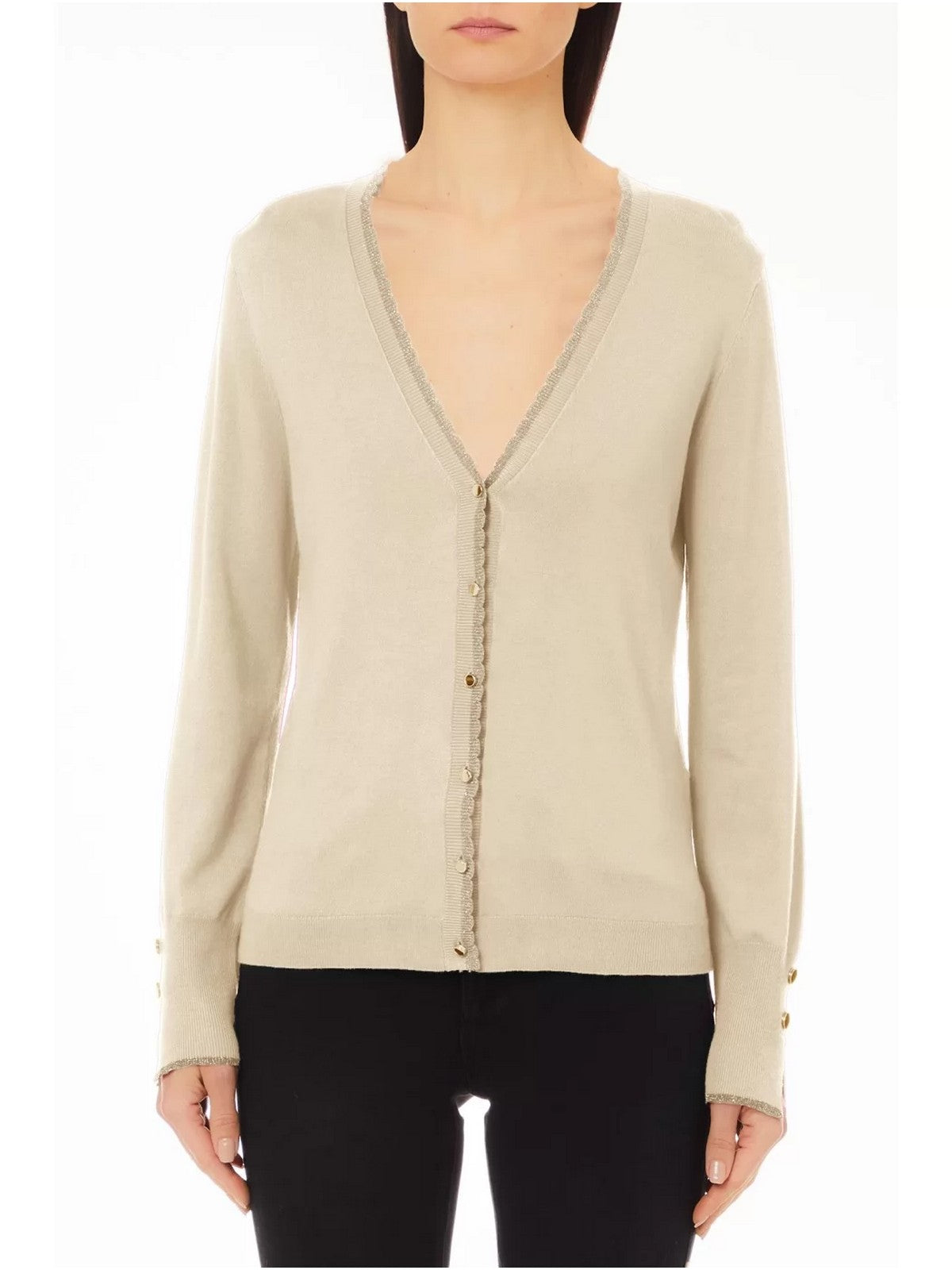 Liu Jo White Cardigan Femme WF4082MS49I X0623 Beige