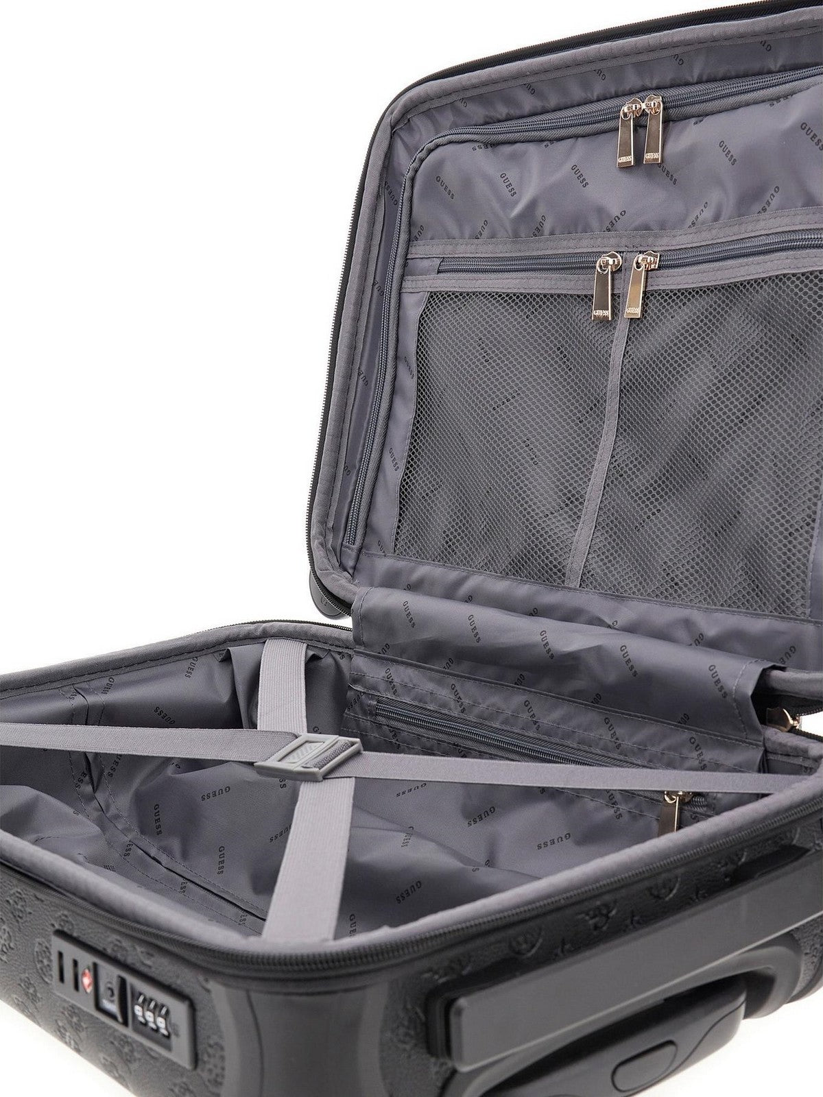 GUESS Valigie e Trolley Donna WILDER 18 IN 8-WHEELER TWDP74 52983 BLA BLACK