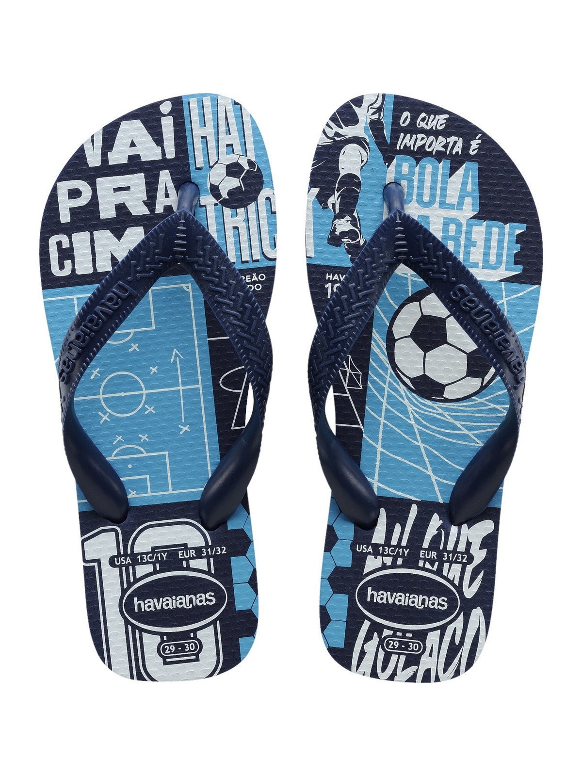 Havaianas flips de niños y niños Hav. Kids Athletic 4127273.4368 azul