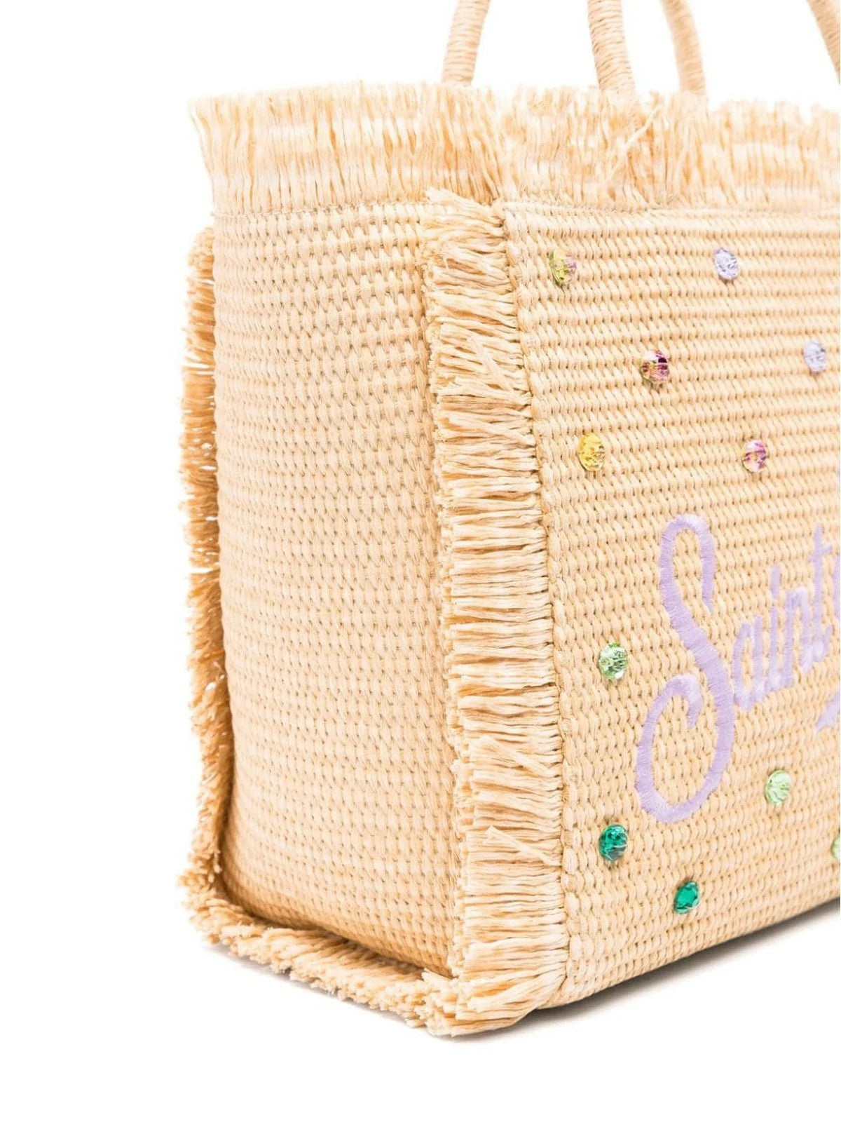 MC2 SAINT BARTH Borsa Donna  COLETTE STRAW N 01509H STRASS MULTI 24 EMB gioboutiqueweb