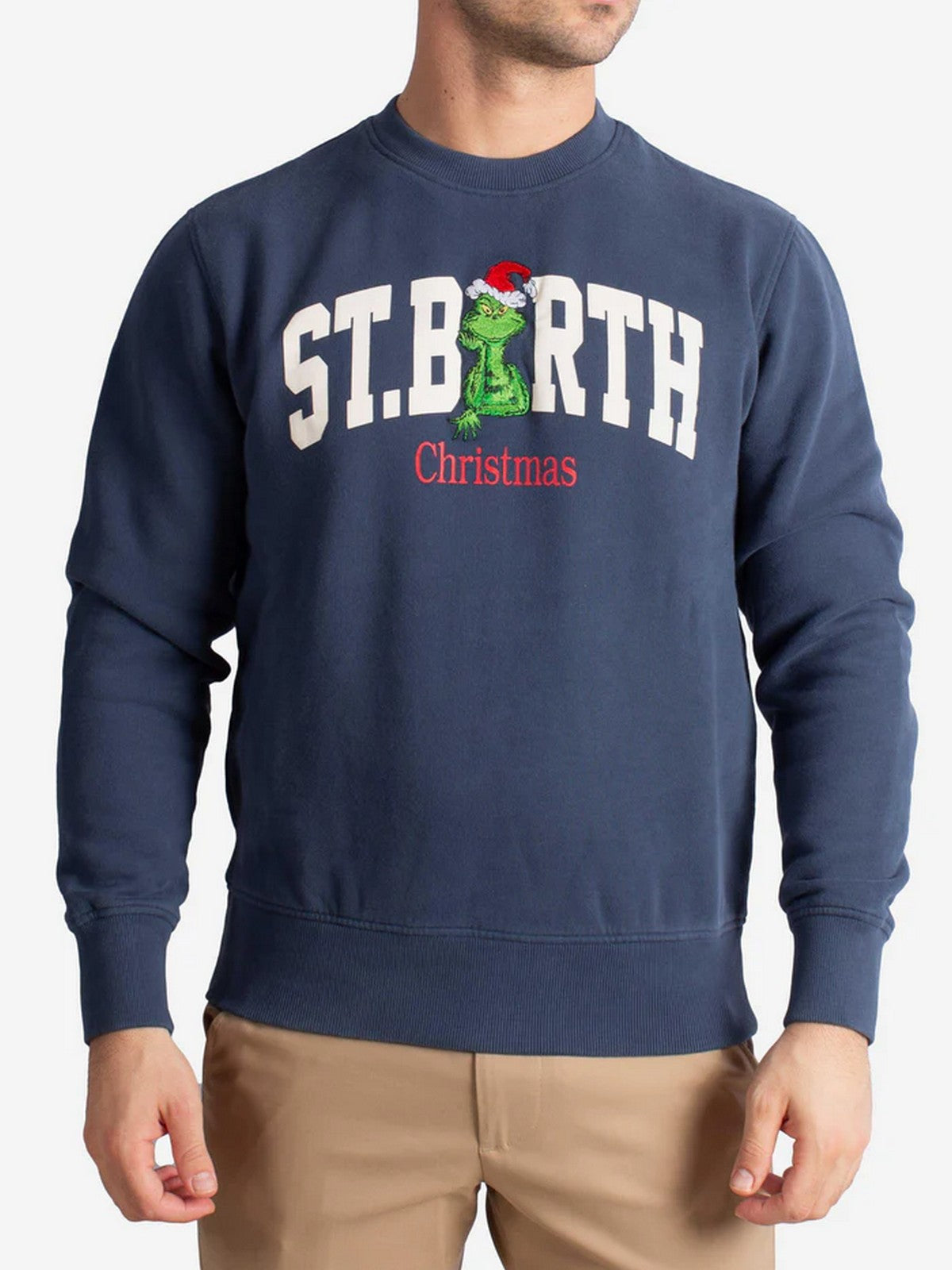 MC2 SAINT BARTH Felpa Uomo  SOHO N 01737I SB GRINCH 61 EMB