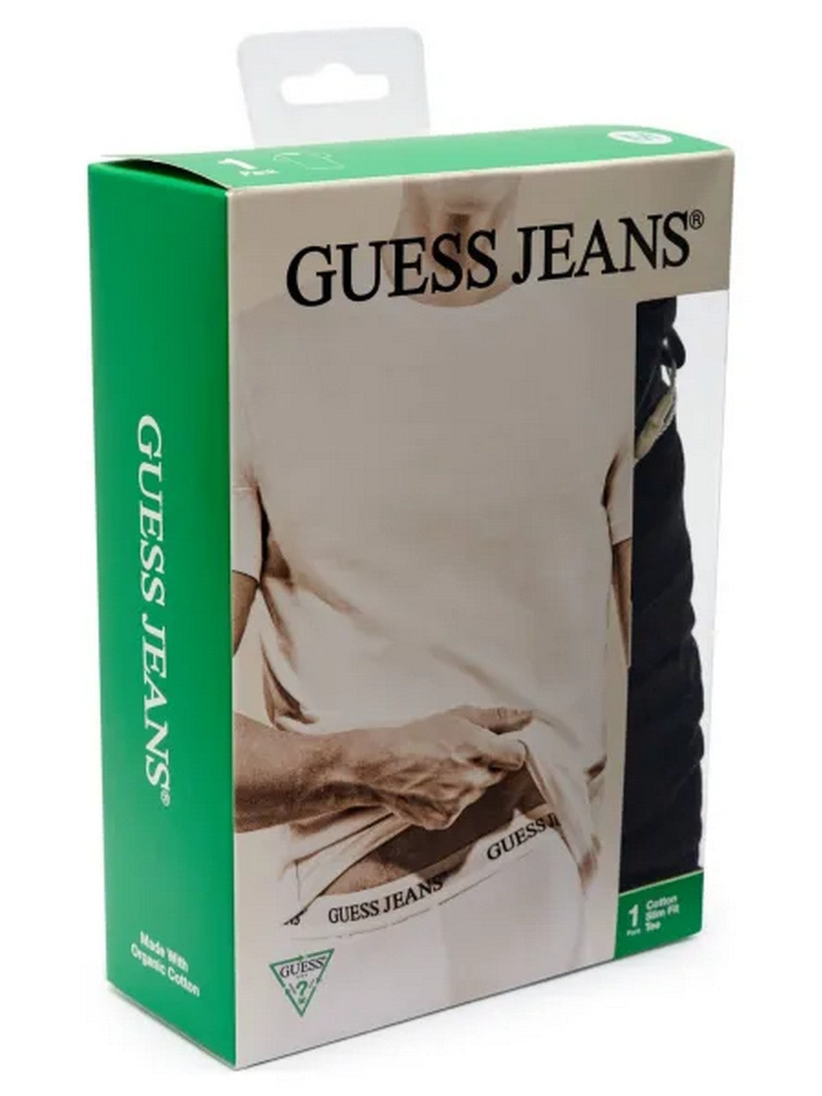 GUESS T-shirt Uomo GJ SLIM FIT SINGLE CN TEE M4BZ39 K6YW1 JBLK Jet Black A996 gioboutiqueweb