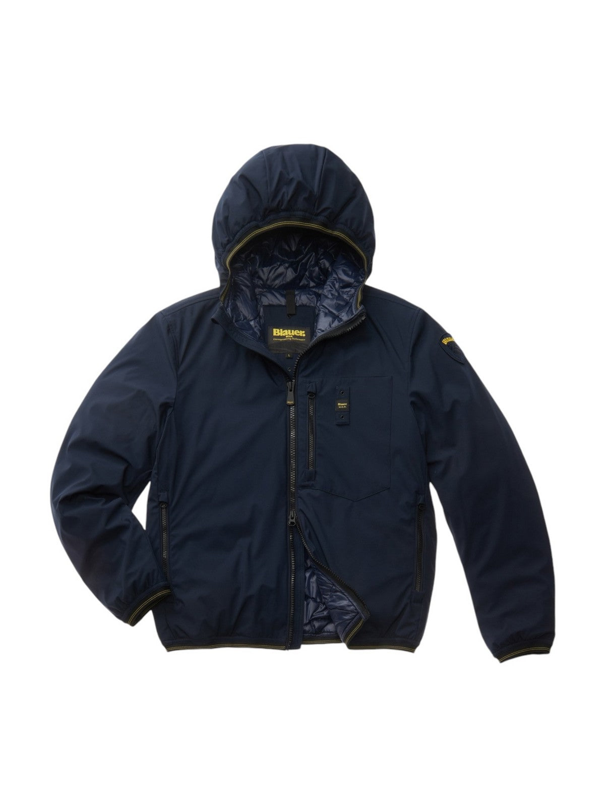 BLAUER Piumino Uomo DERRY 24WBLUC08033 005480 888 Blu gioboutiqueweb