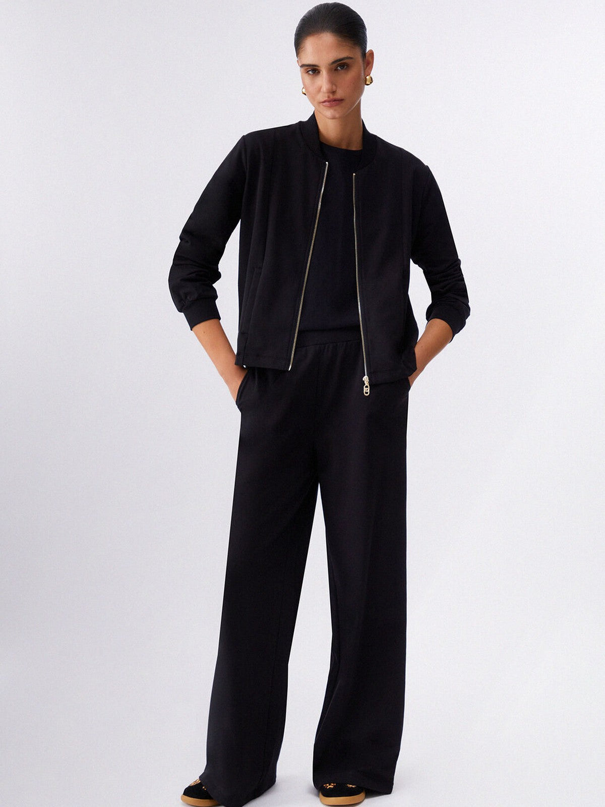 LIU JO SPORT Tuta Donna  TA6222FS090 22222 Nero