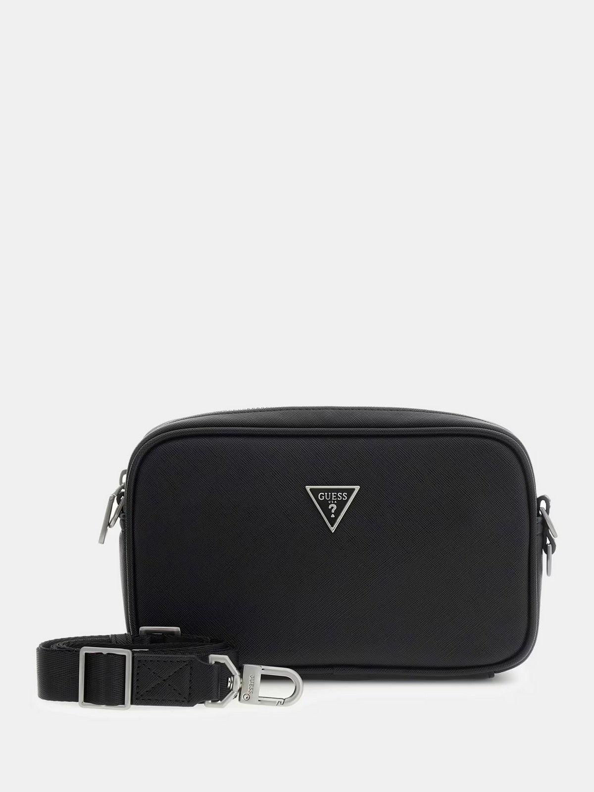 GUESS Pochette Uomo MILANO CAMERA BAG S HMMISA P6150 BLA BLACK