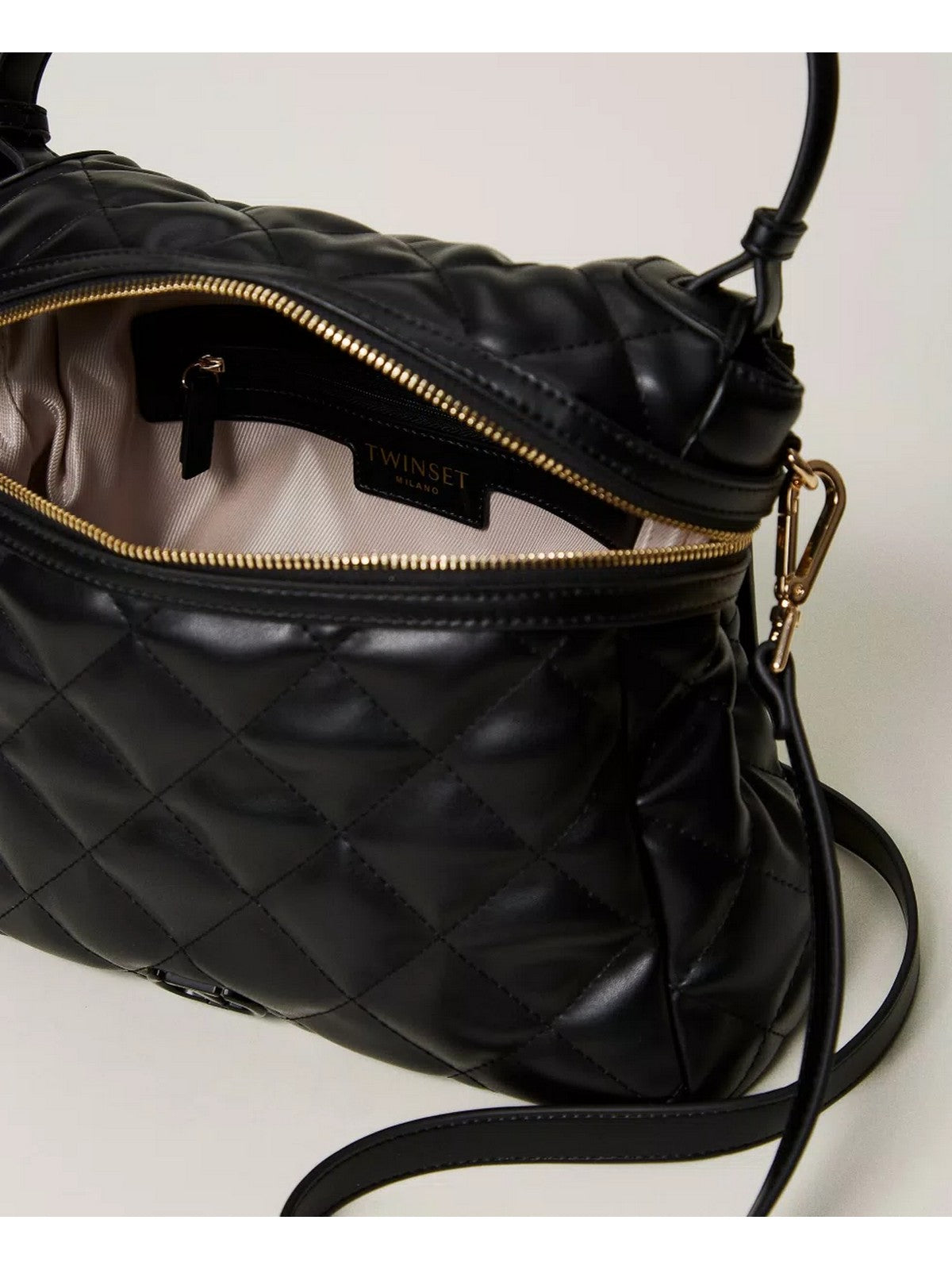 TWINSET Borsa Donna CECILE QUILTED 242TD8150 00006 Nero gioboutiqueweb