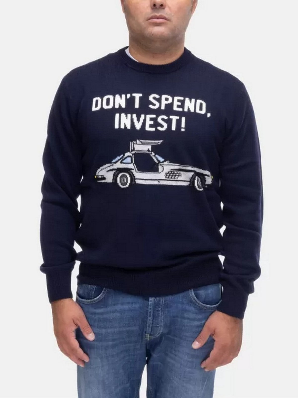 MC2 Saint Barth Men's Pull Heron 02905i Dépenser Invend Car 61