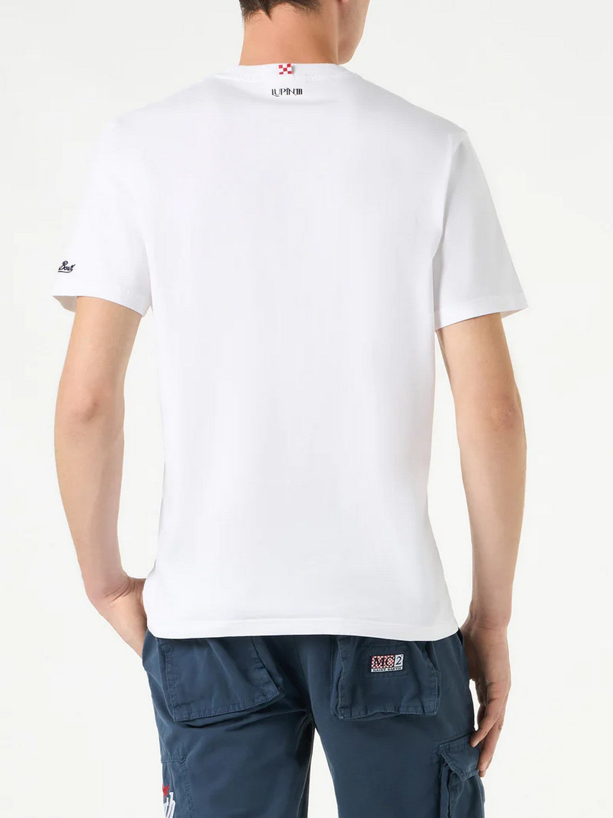 Mc2 Saint Barth T-shirt and Polo Man Tshirt Man 03473F White