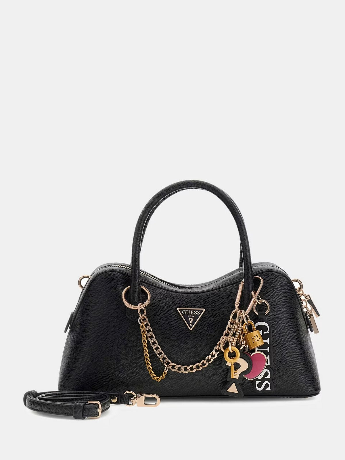 GUESS Borsa Donna DAVINA SATCHEL HWBG98 99060 BLA BLACK