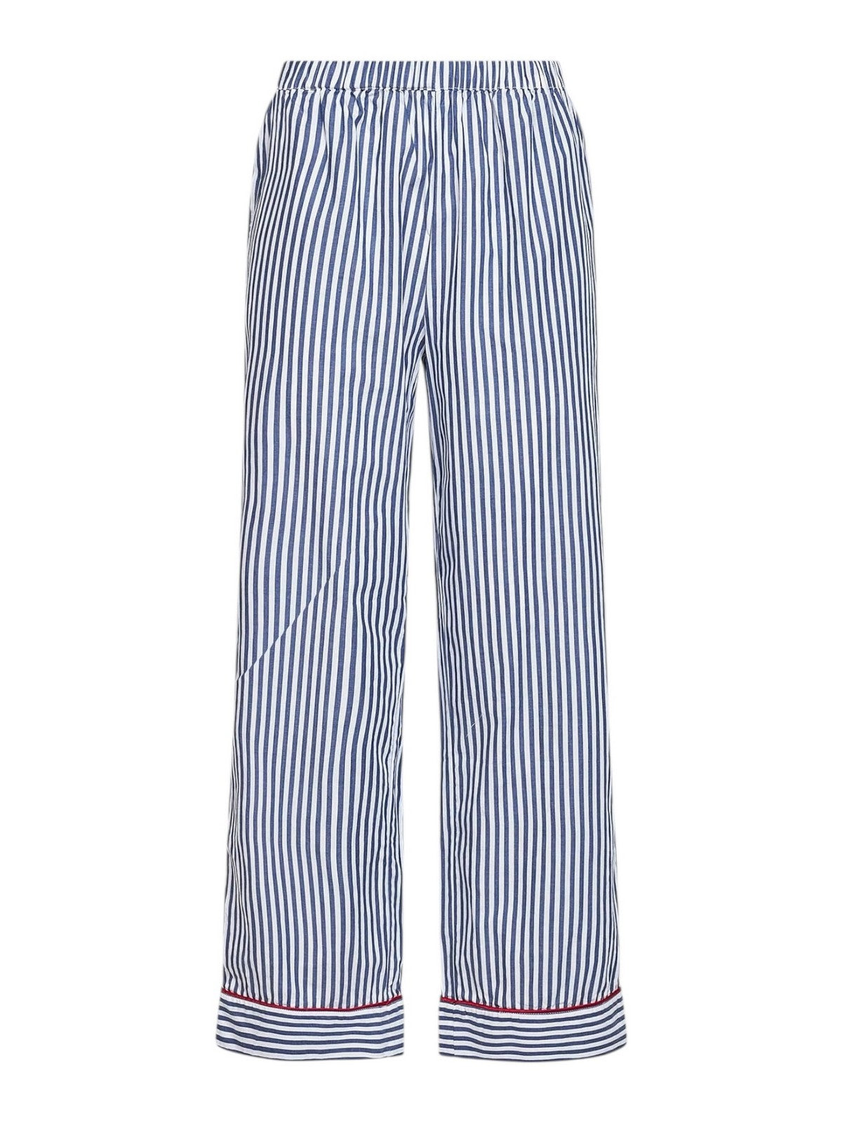 MC2 SAINT BARTH Pantalone Donna  GALASSIA 01699L COTTON STRIPES V PIPING 61