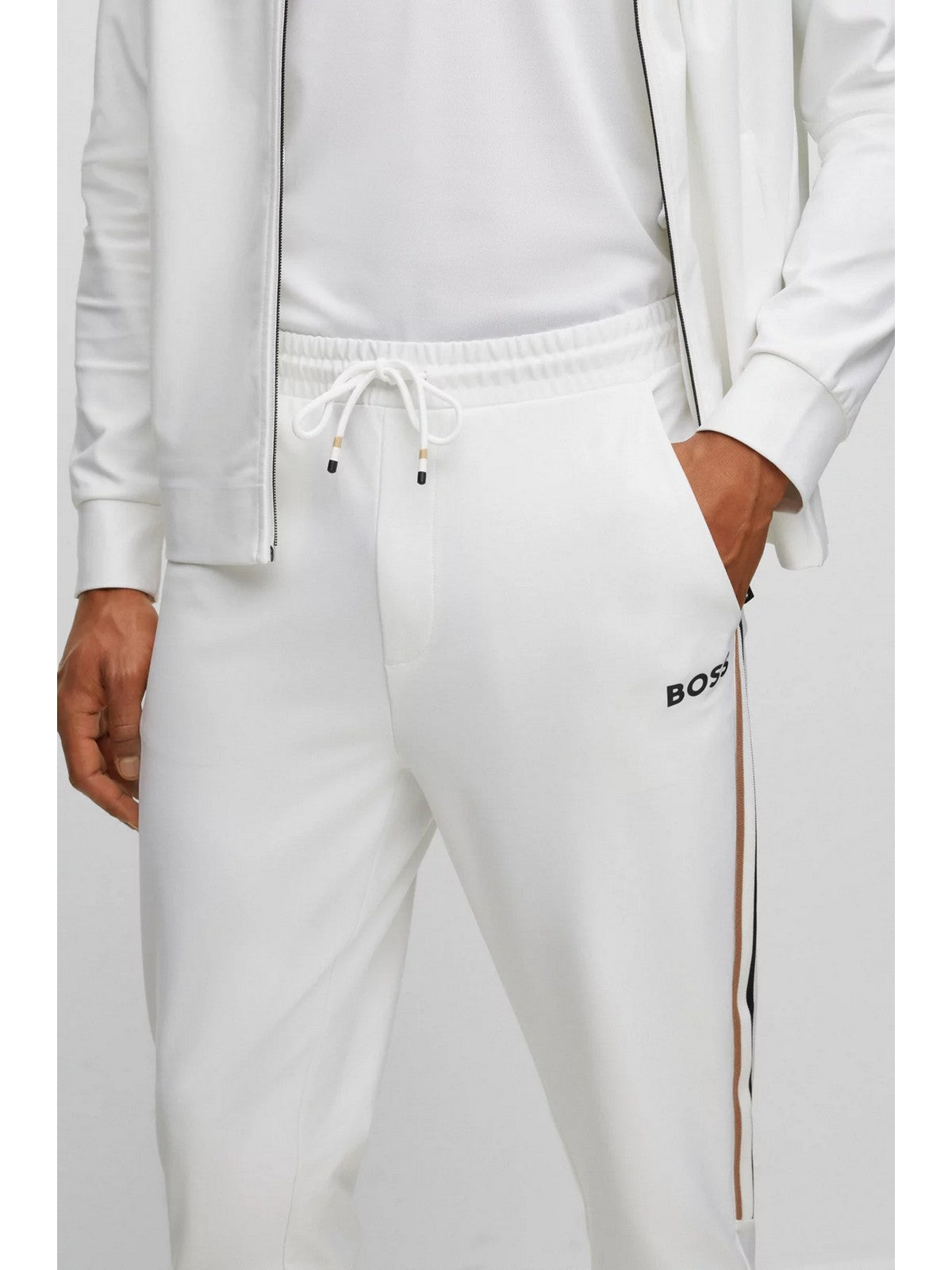 Spodnie męskie Hugo Boss 50504553 100 White