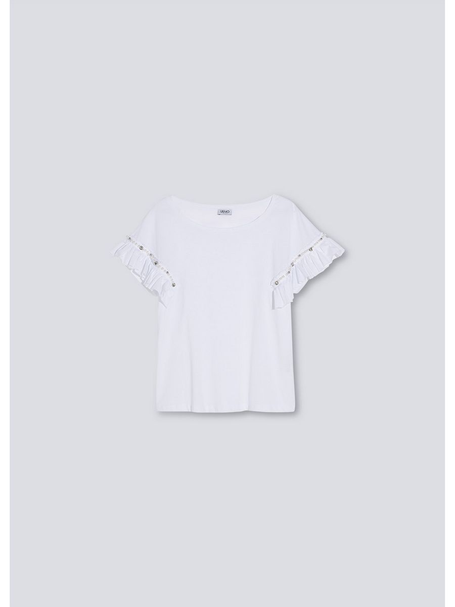 LIU JO JEANS T-Shirt e Polo Donna  WA2436J6410 Bianco