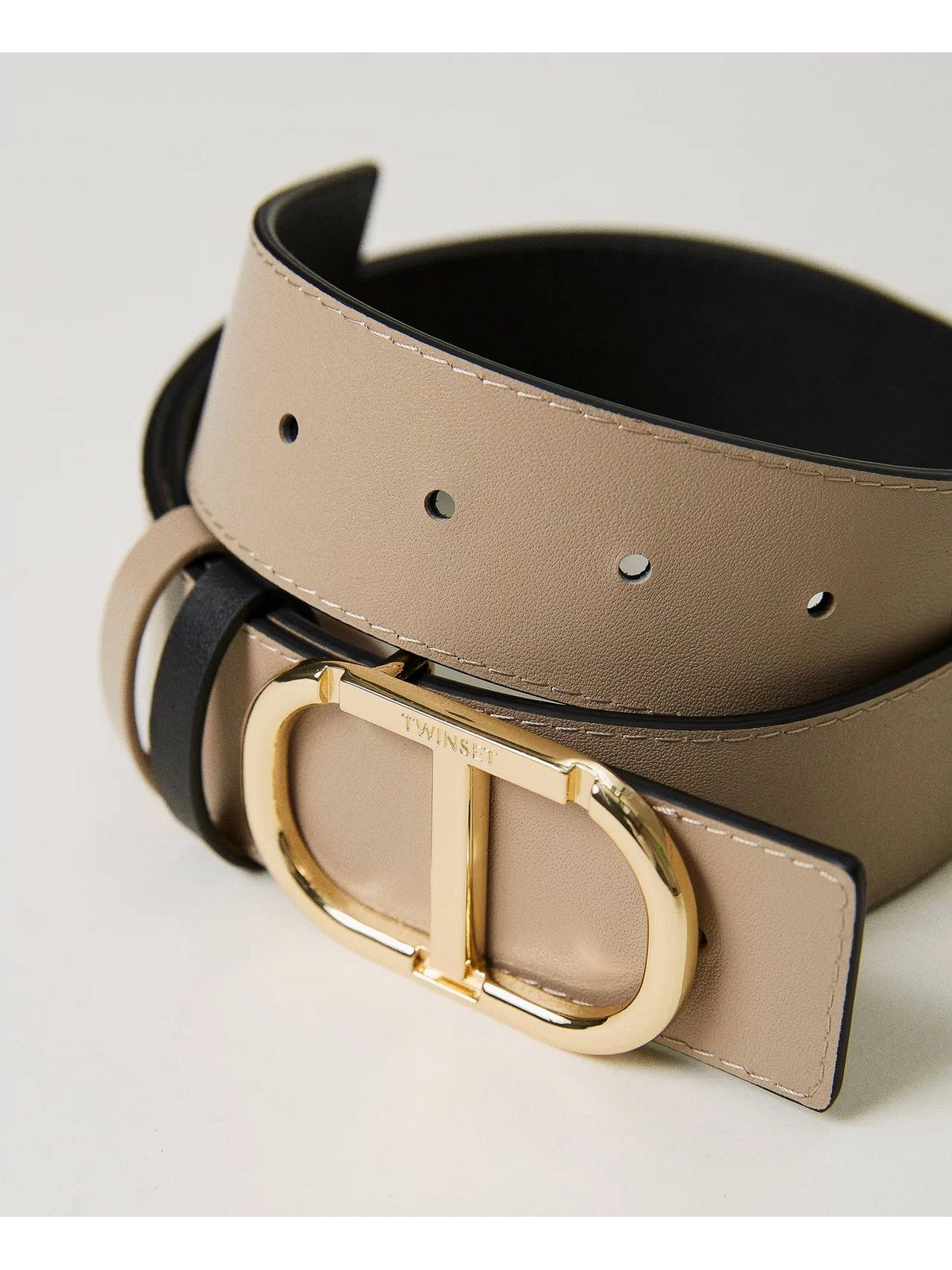 Ceinture de femme en Twinset 232ta4222 10857 noir