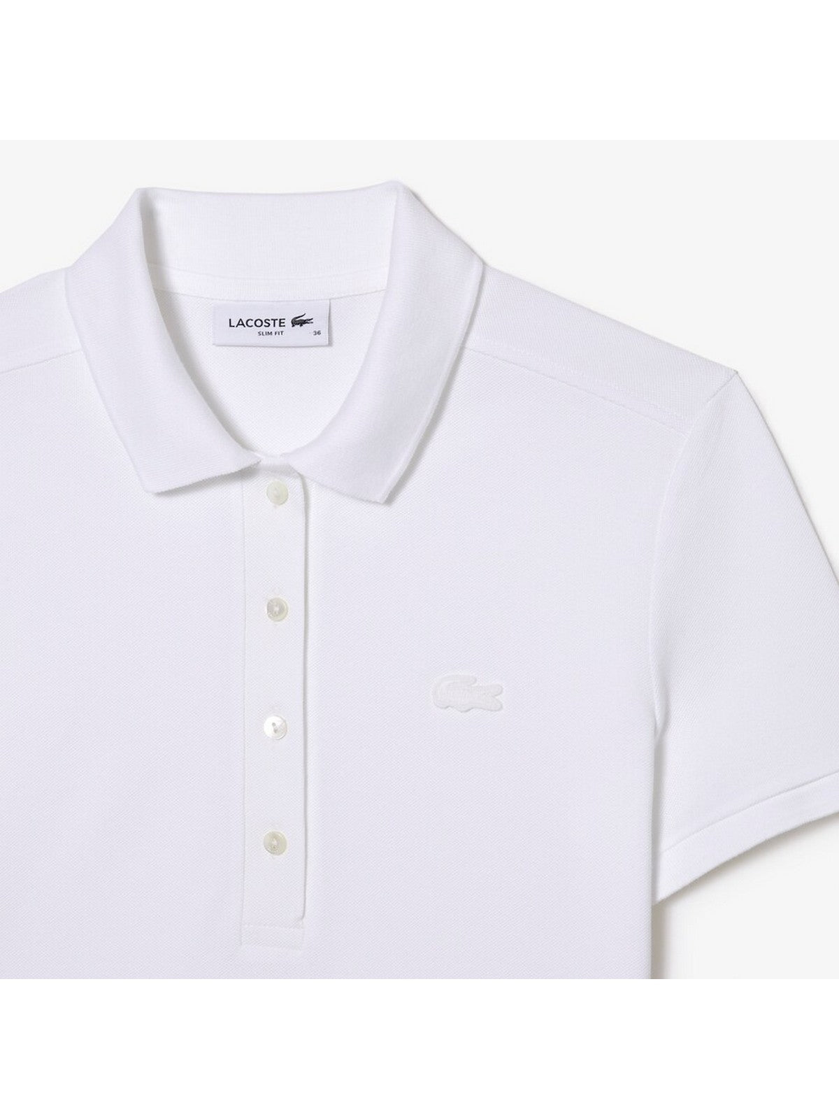 LACOSTE T-Shirt e Polo Donna  PF5462 001 Bianco