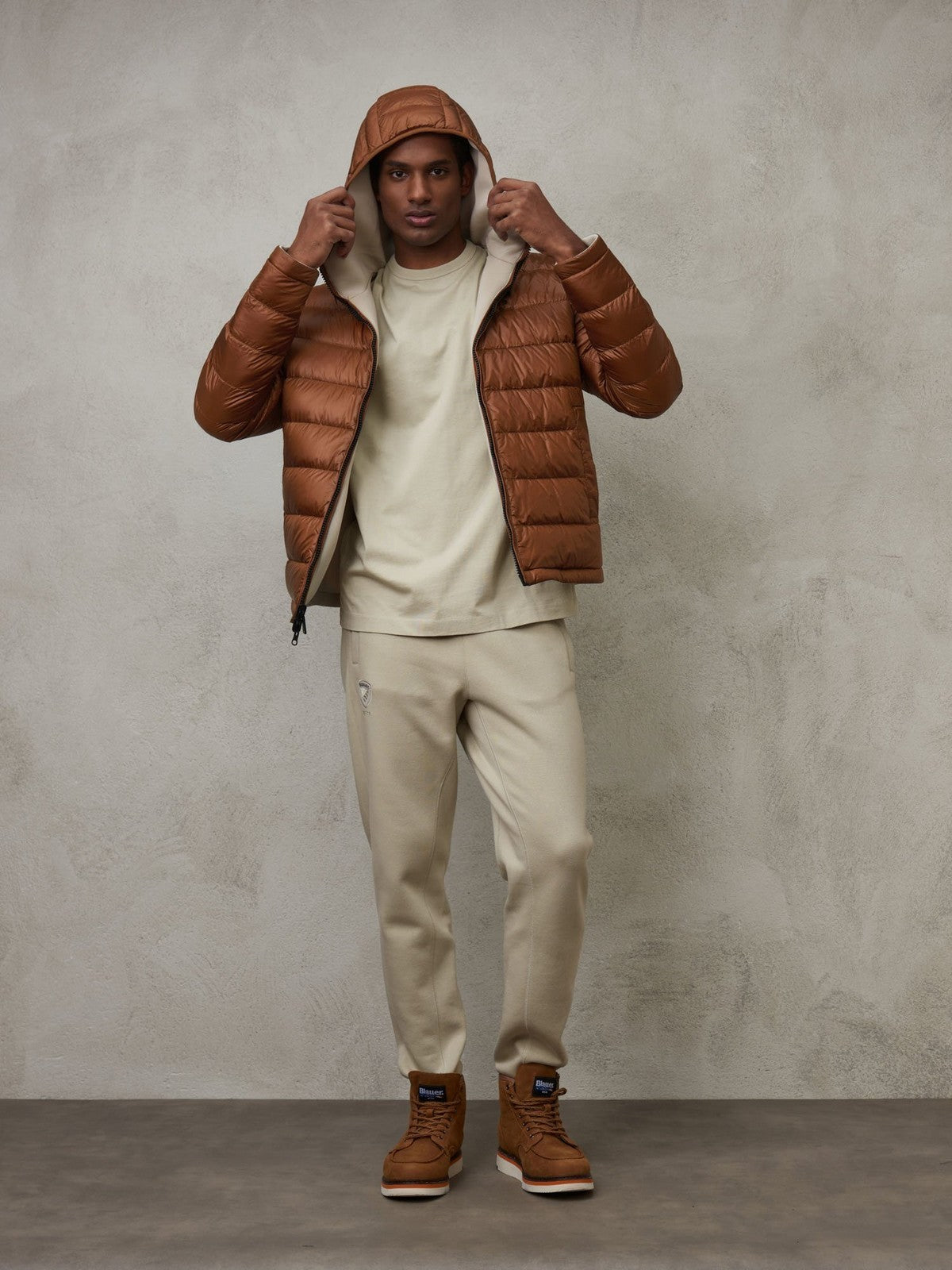 Blauer Men's Down Jacket 23WBluc06047 006359 137 beige