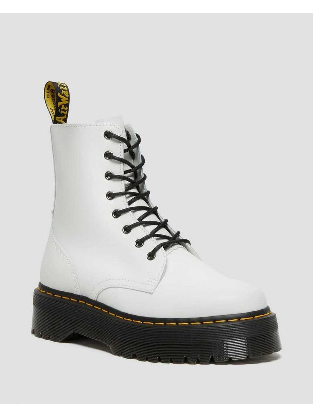 Dr. Martens Stiefel und Boots Frau Jadon poliert 15265100 Weiß