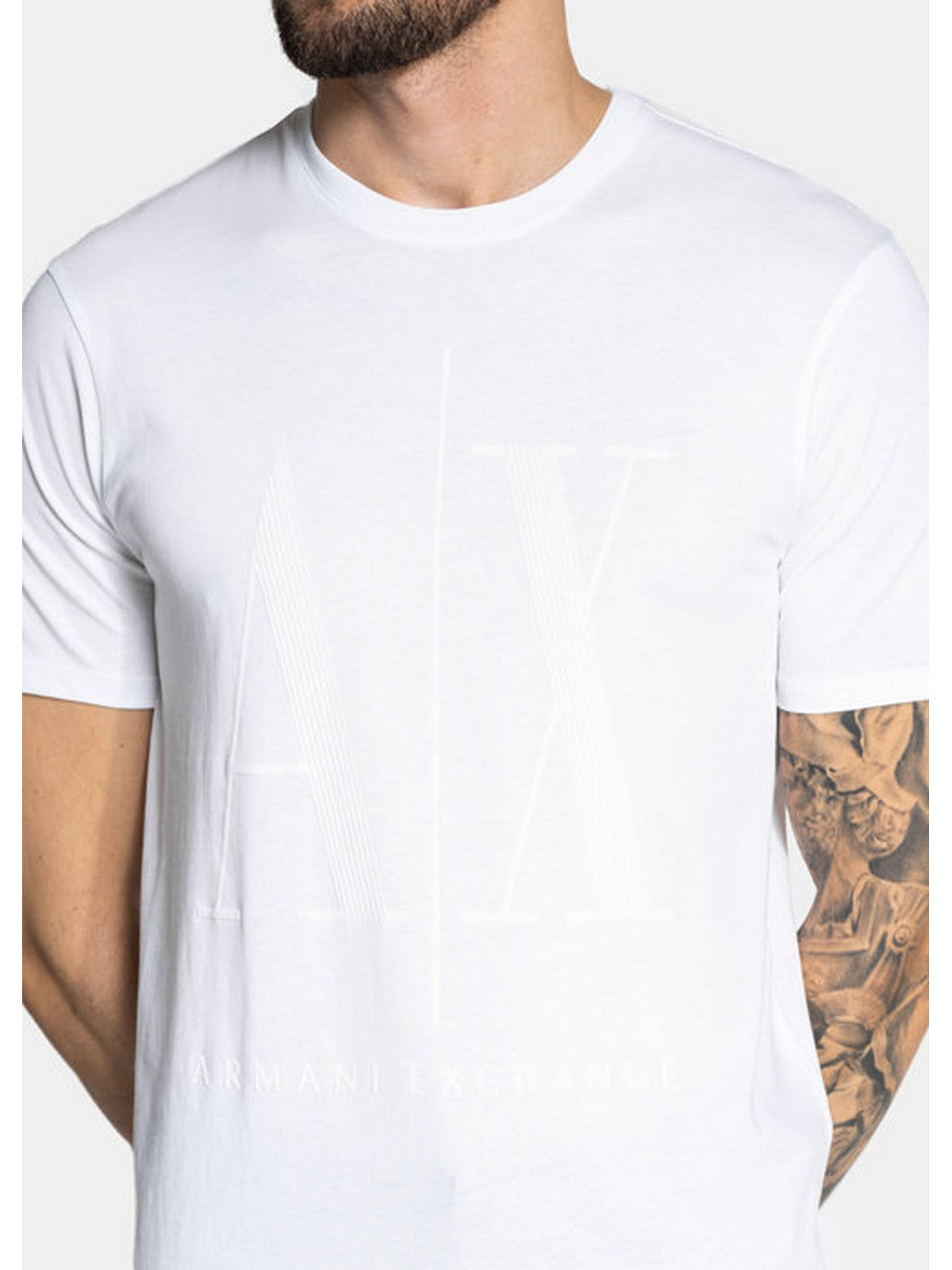 ARMANI EXCHANGE T-Shirt e Polo Uomo  8NZTPP ZJH4Z 1100 Bianco