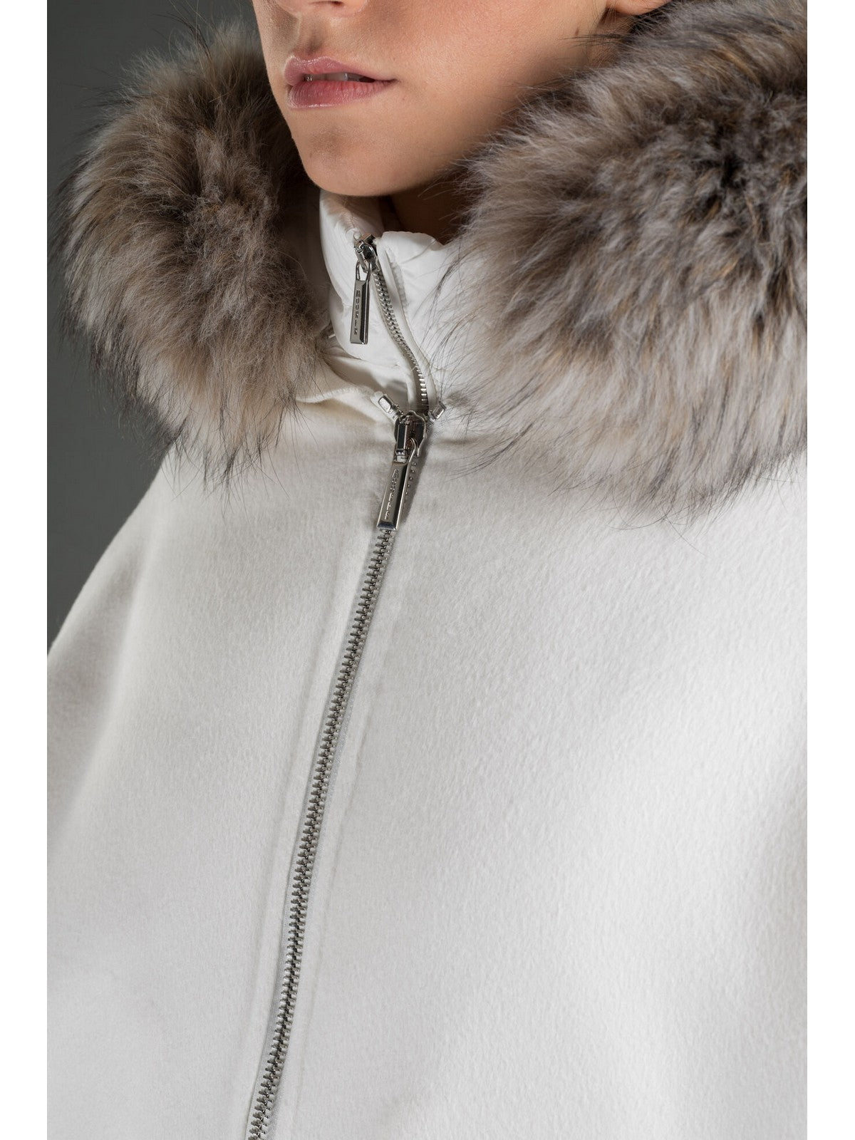 MOORER Piumino Donna Pegaso-lap MODGI300009 U0100 Bianco gioboutiqueweb
