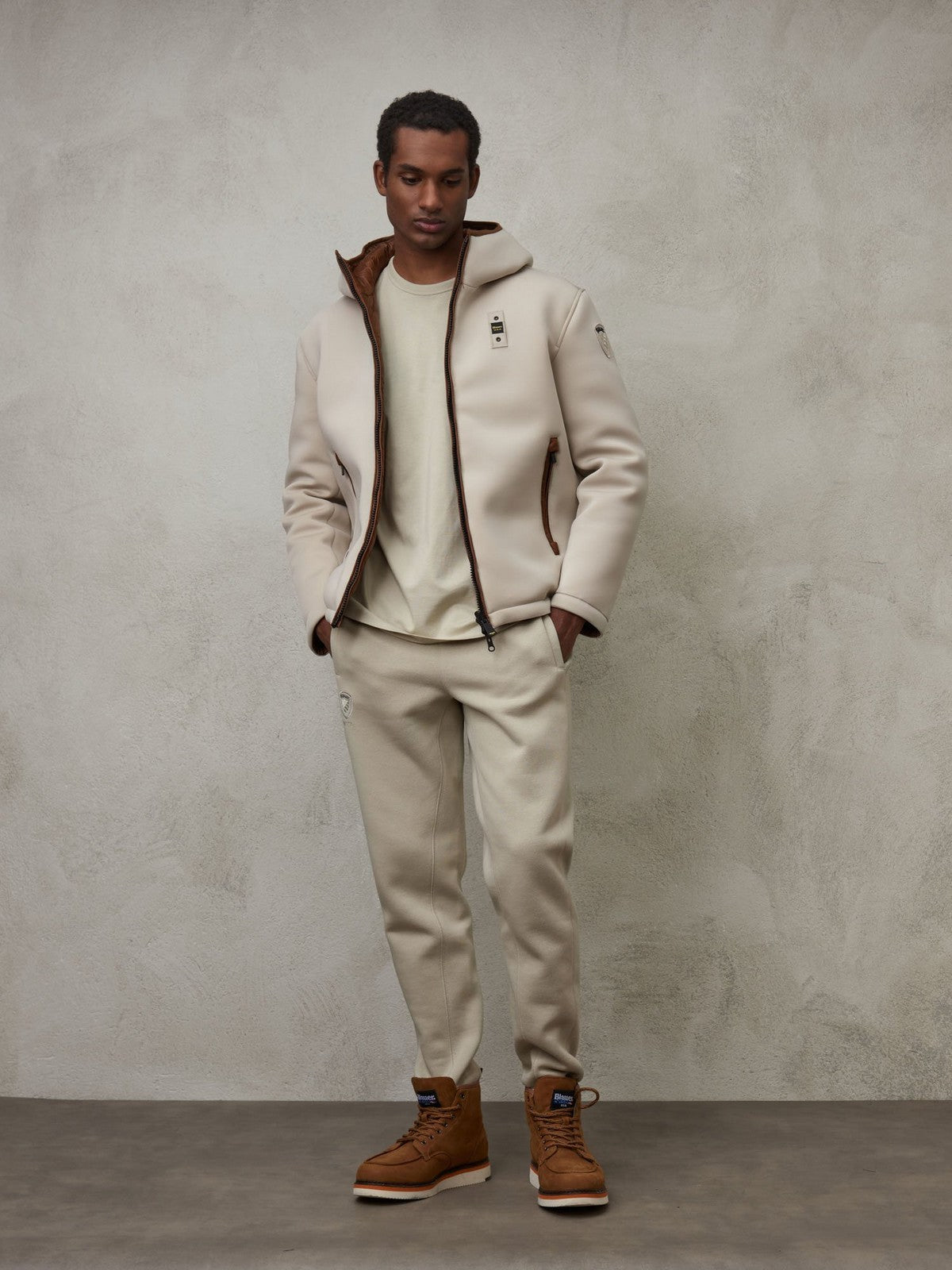 Blauer Men's Down Jacket 23WBluc06047 006359 137 beige