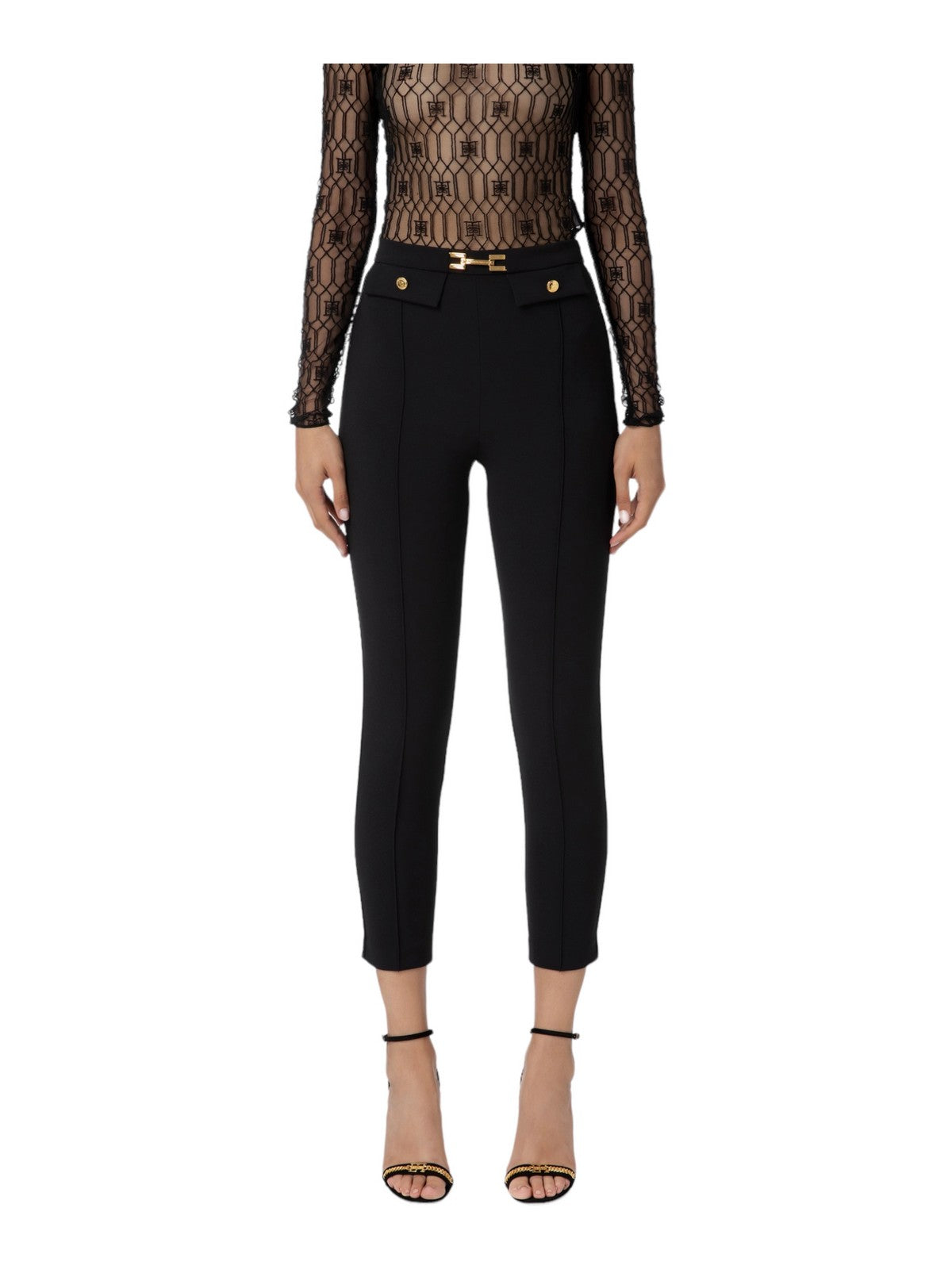 ELISABETTA FRANCHI PA00836E2 110 black trousers