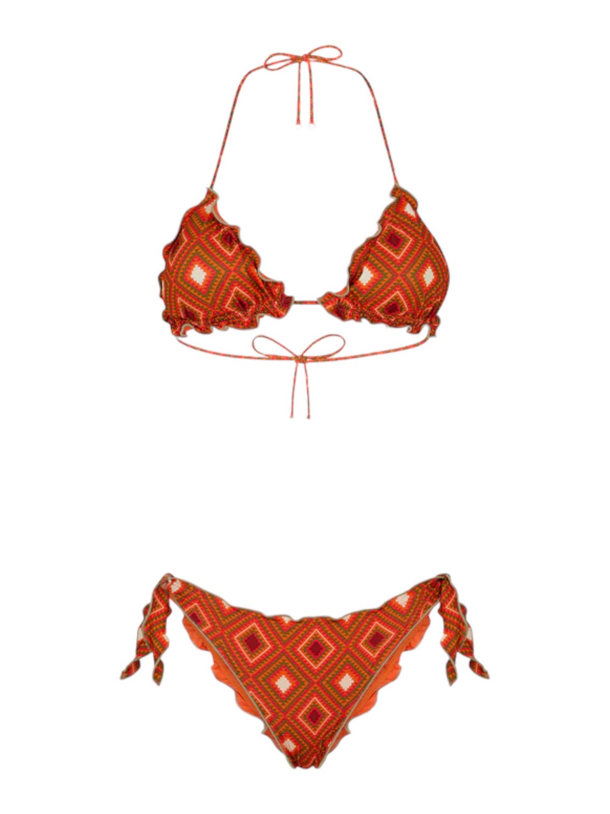 ME FUI Costume da bagno Donna Bikini MF23-1522U Arancione