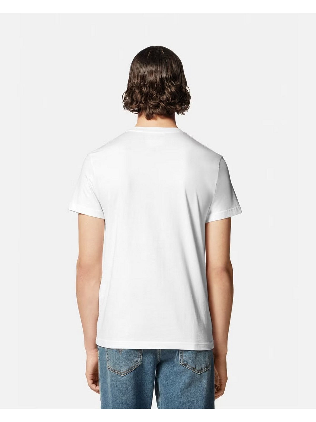 VERSACE JEANS COUTURE T-Shirt e Polo Uomo  75GAHT01 CJ00T G03 Bianco