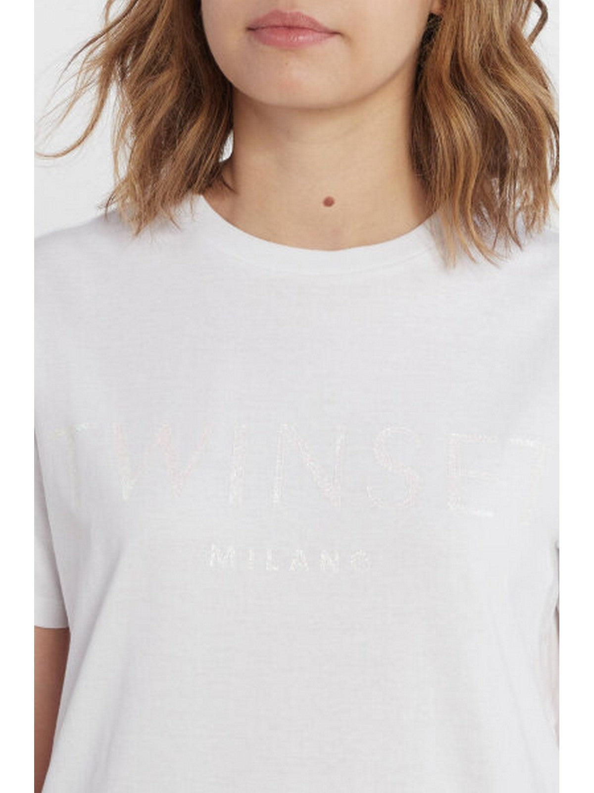 TWINSET T-Shirt e Polo Donna  232TP258A 00001 Bianco