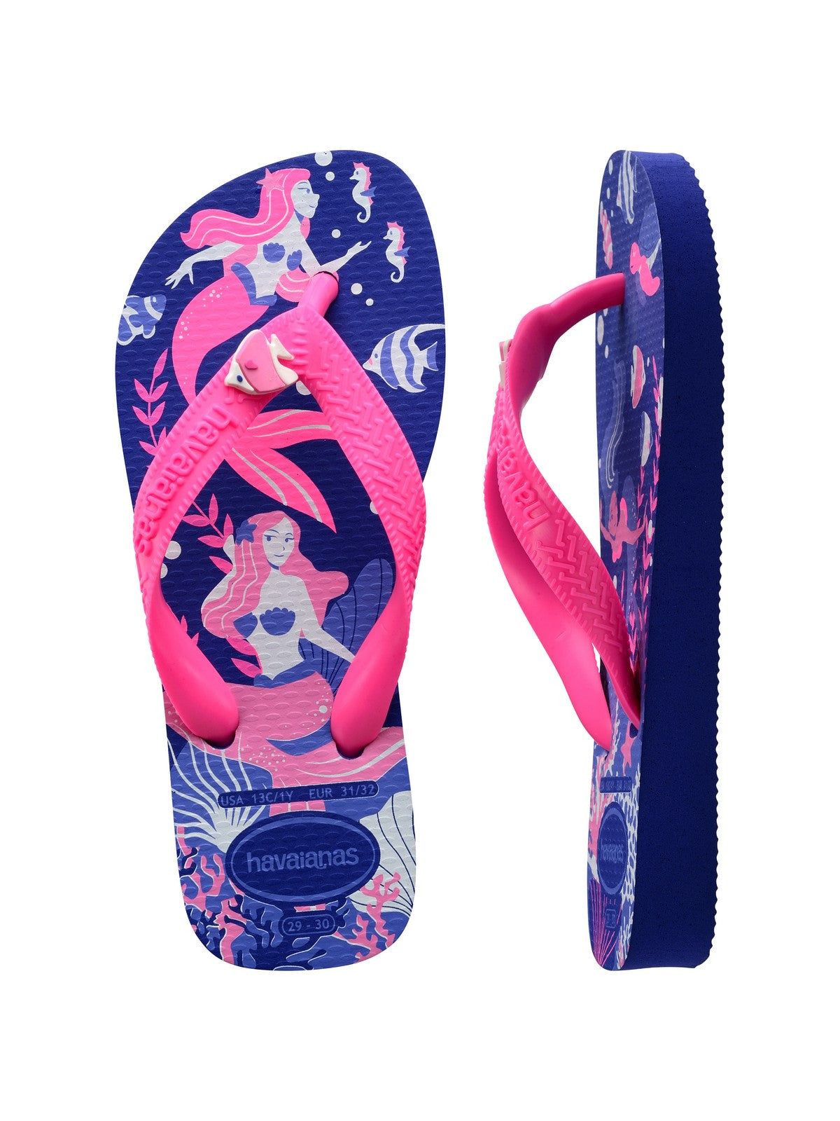 HAVAIANAS Tongs pour filles et garçons Hav. Enfants Fantaisie 4103405.2711 Bleu