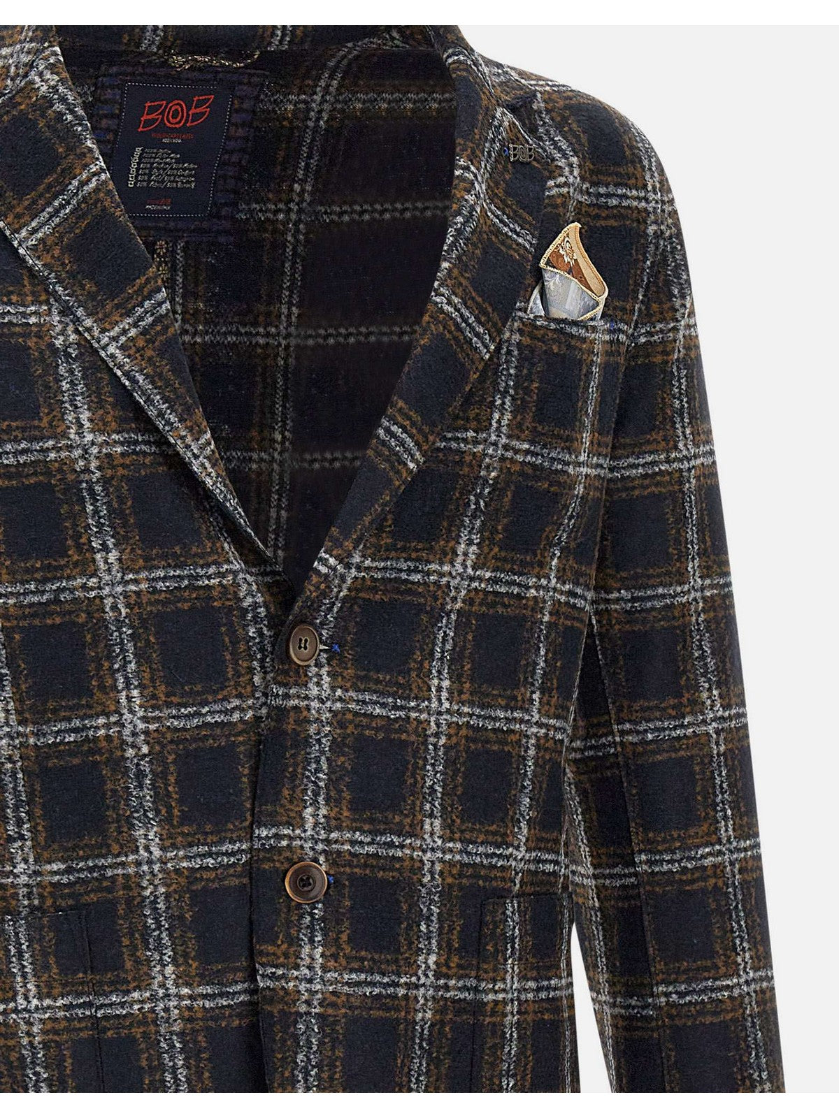 BOB Giacca Uomo  A24POLE188 T188 Blu gioboutiqueweb