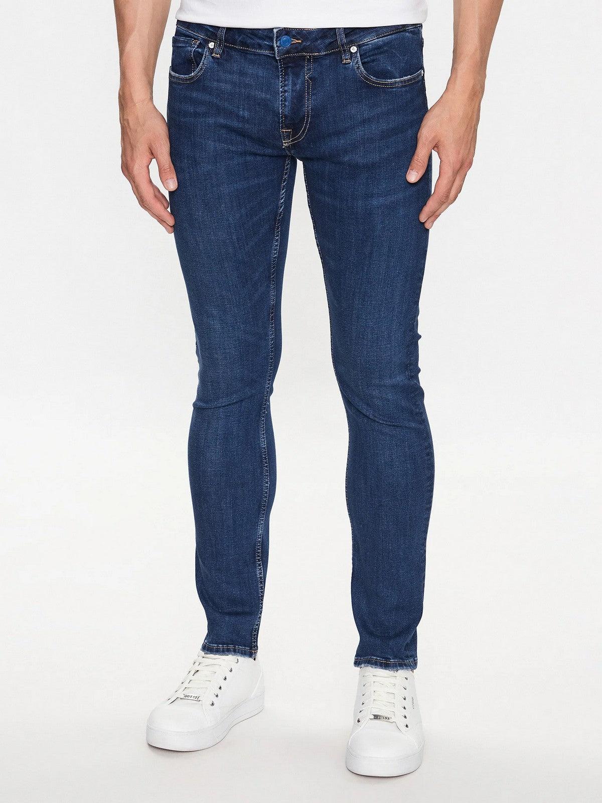 GUESS Jeans Uomo  M3YAN1 D52F1 GROU Blu