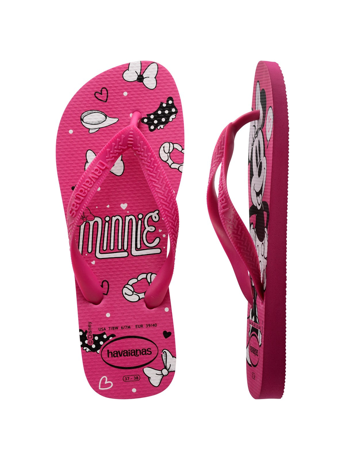 Havaianas Flip Flops Frau hav. Top Disney Ruhe 4139412.8910 Rosa