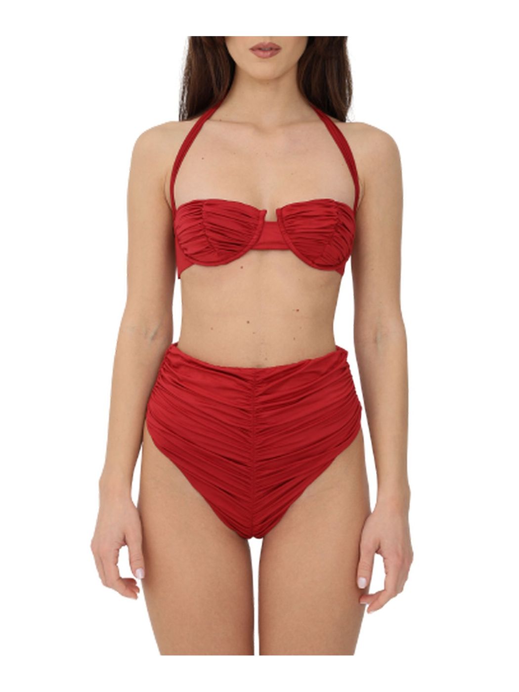 F**K Costume da bagno Donna Bikini F22-0161BD Rosso
