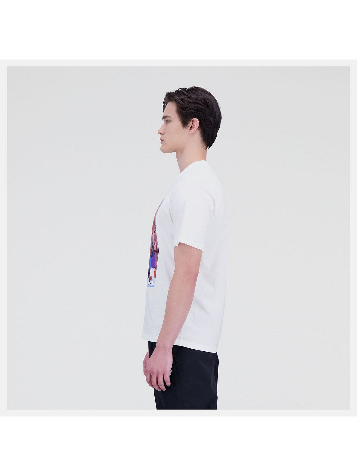 NEW BALANCE T-shirt et polo homme MT31583SST Blanc