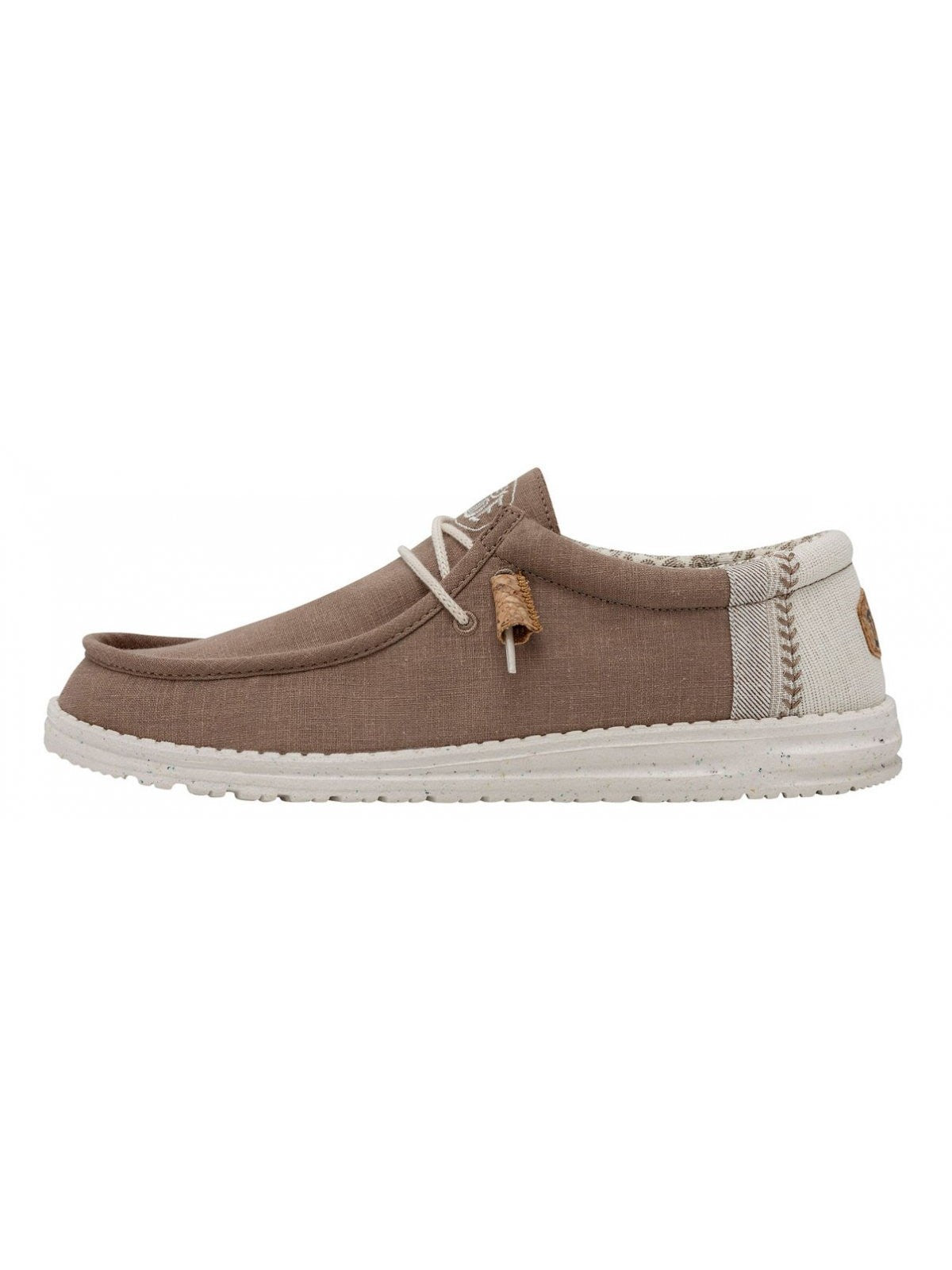 Dude moccasino man wally linen natural hd.40015 0y8 brown