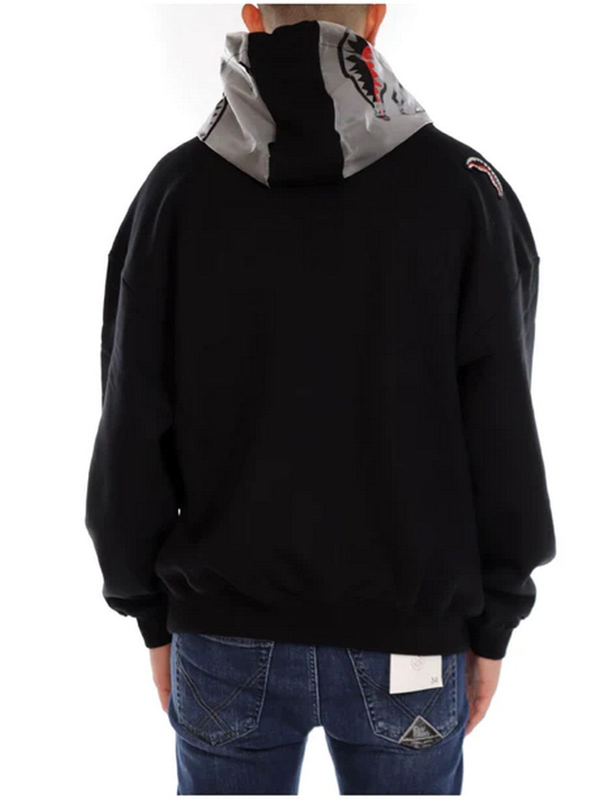 SPRAYGROUND Sudadera negra SP384 para hombres