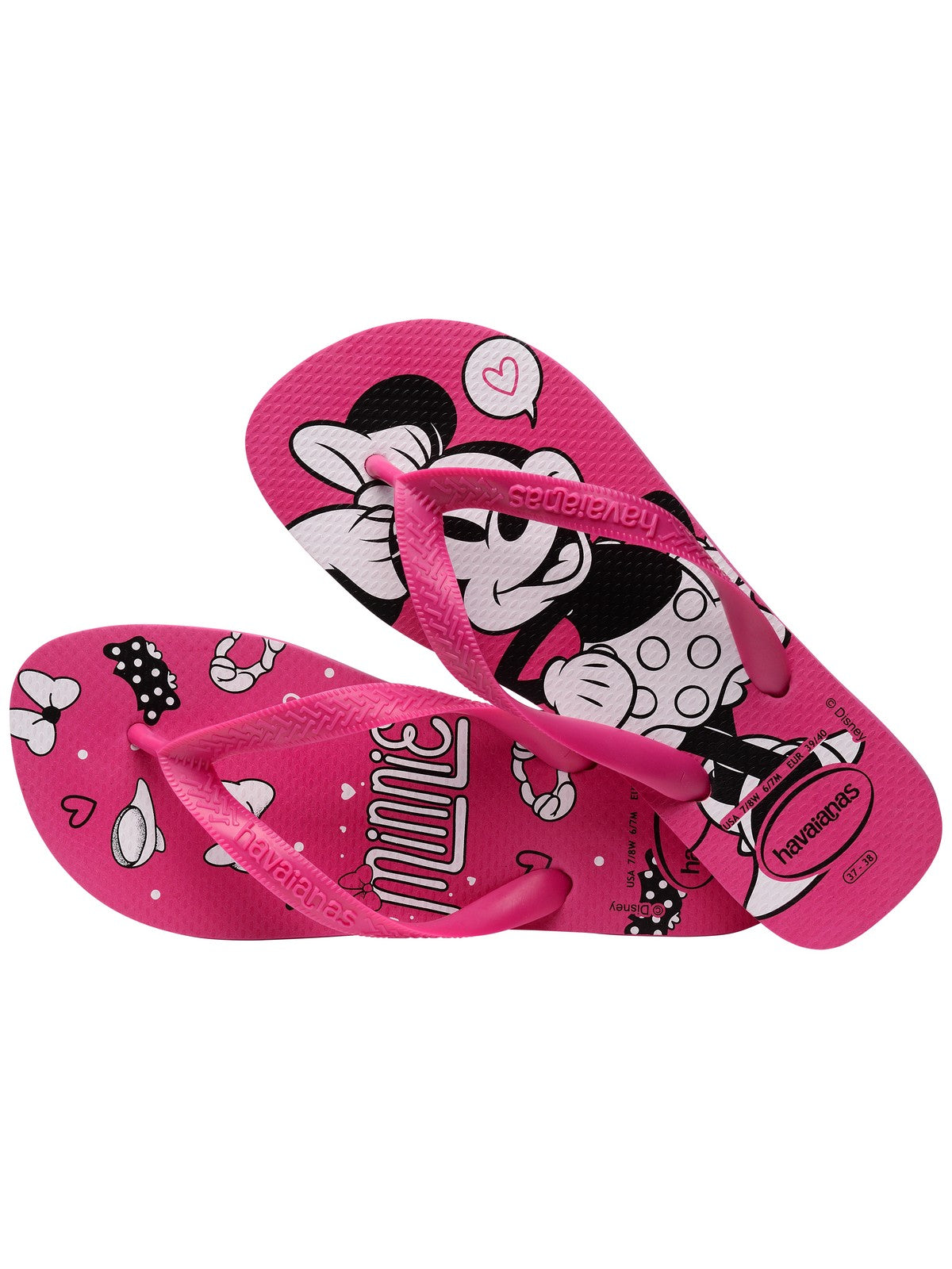 Havaianas Flip Flops Frau hav. Top Disney Ruhe 4139412.8910 Rosa