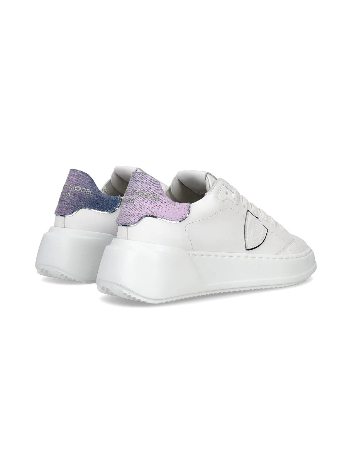 PHILIPPE MODEL Sneaker Donna Tres temple low woman BJLD VDD1 Bianco