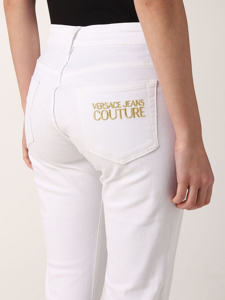 VERSACE JEANS COUTURE Pantalone Donna  72HAB5S4 CEW01 Bianco