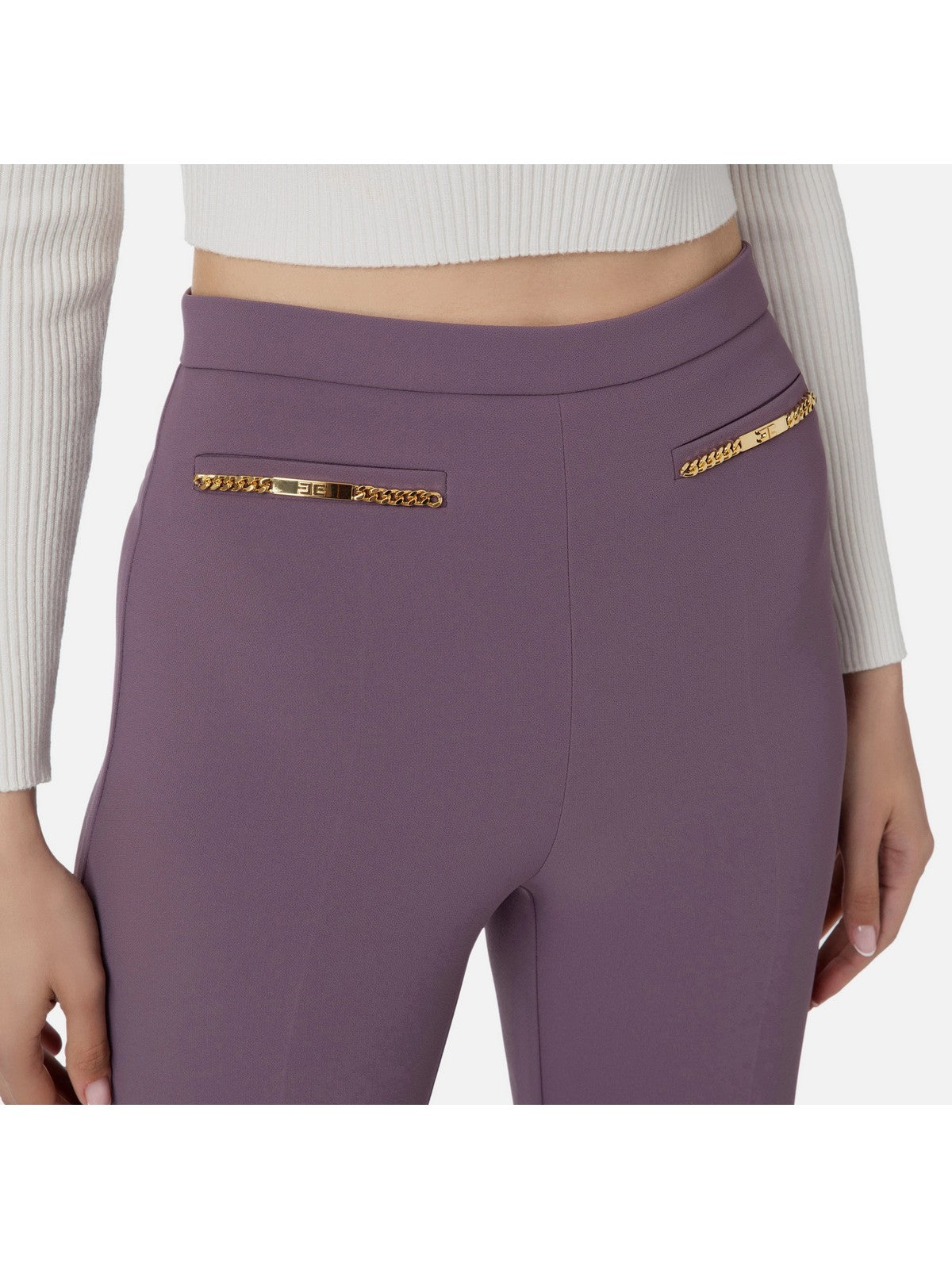 ELISABETTA FRANCHI PA01436E2 BI3 Viola Pantalone Pantalle