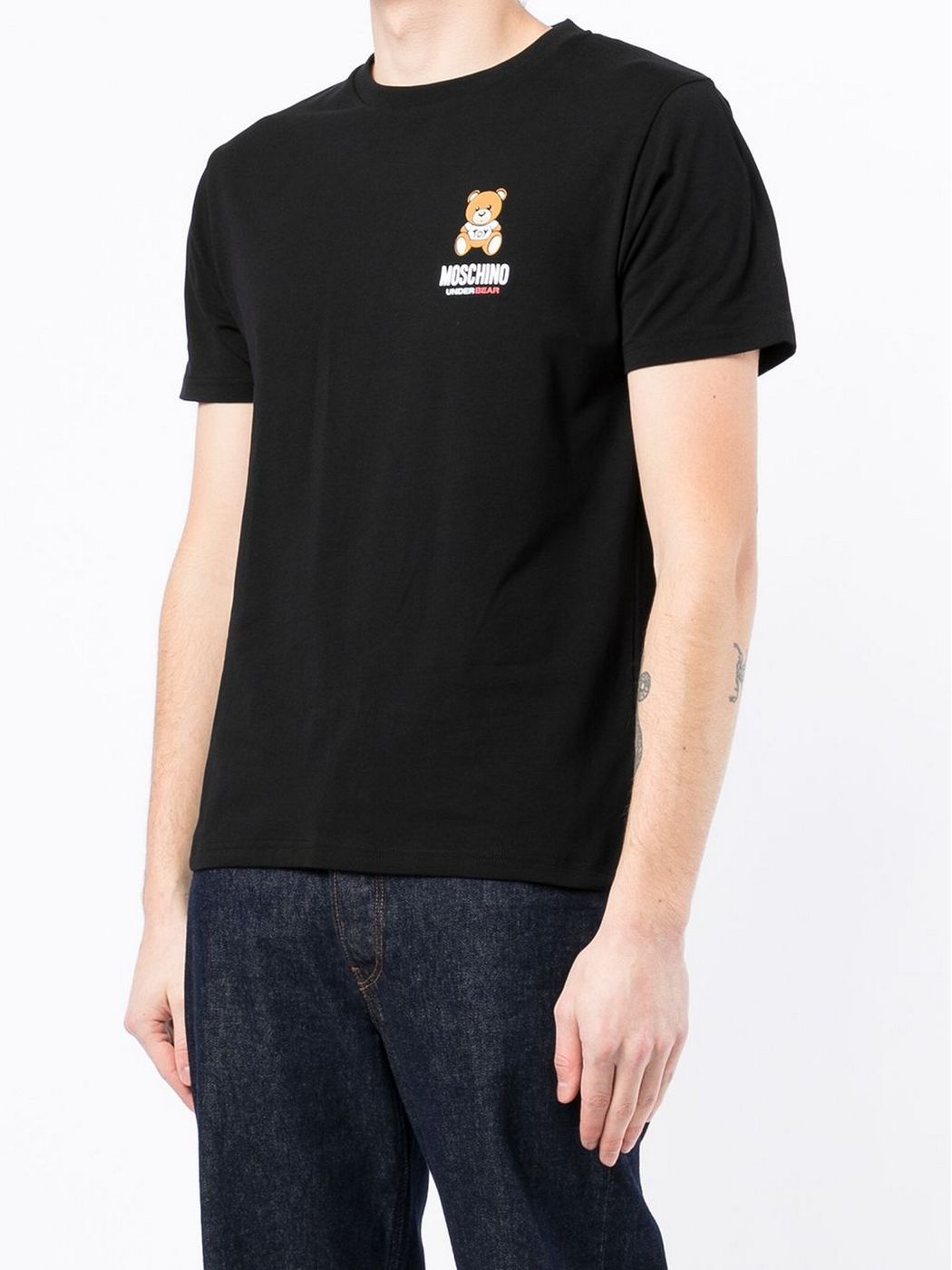 MOSCHINO UNDERWEAR T Shirt e Polo Uomo A1924 8103 0555 Nero