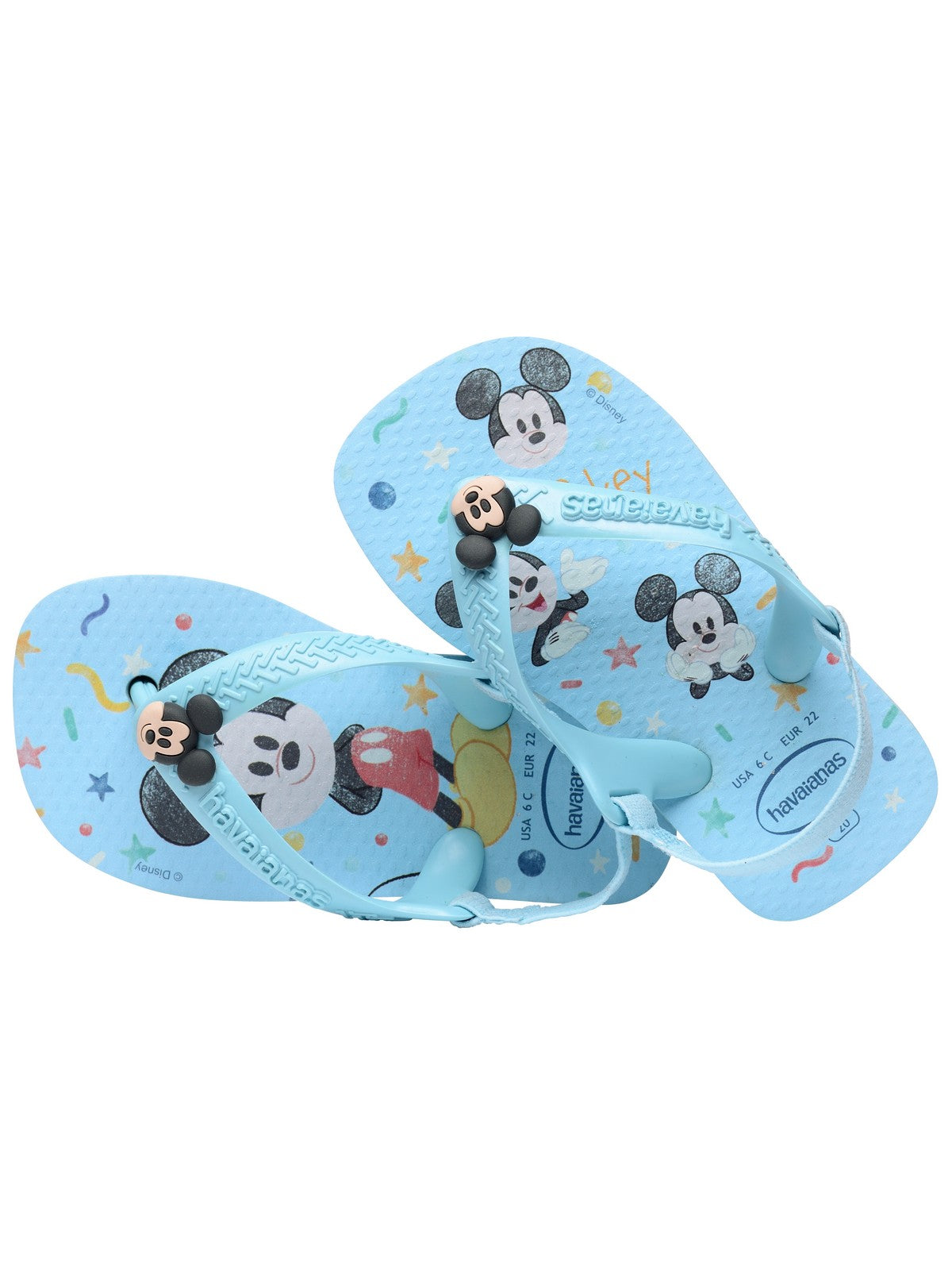 HAVAIANAS Tongs Enfants et adolescents Hav. Bébé disney classique II 4137007.2404 bleu