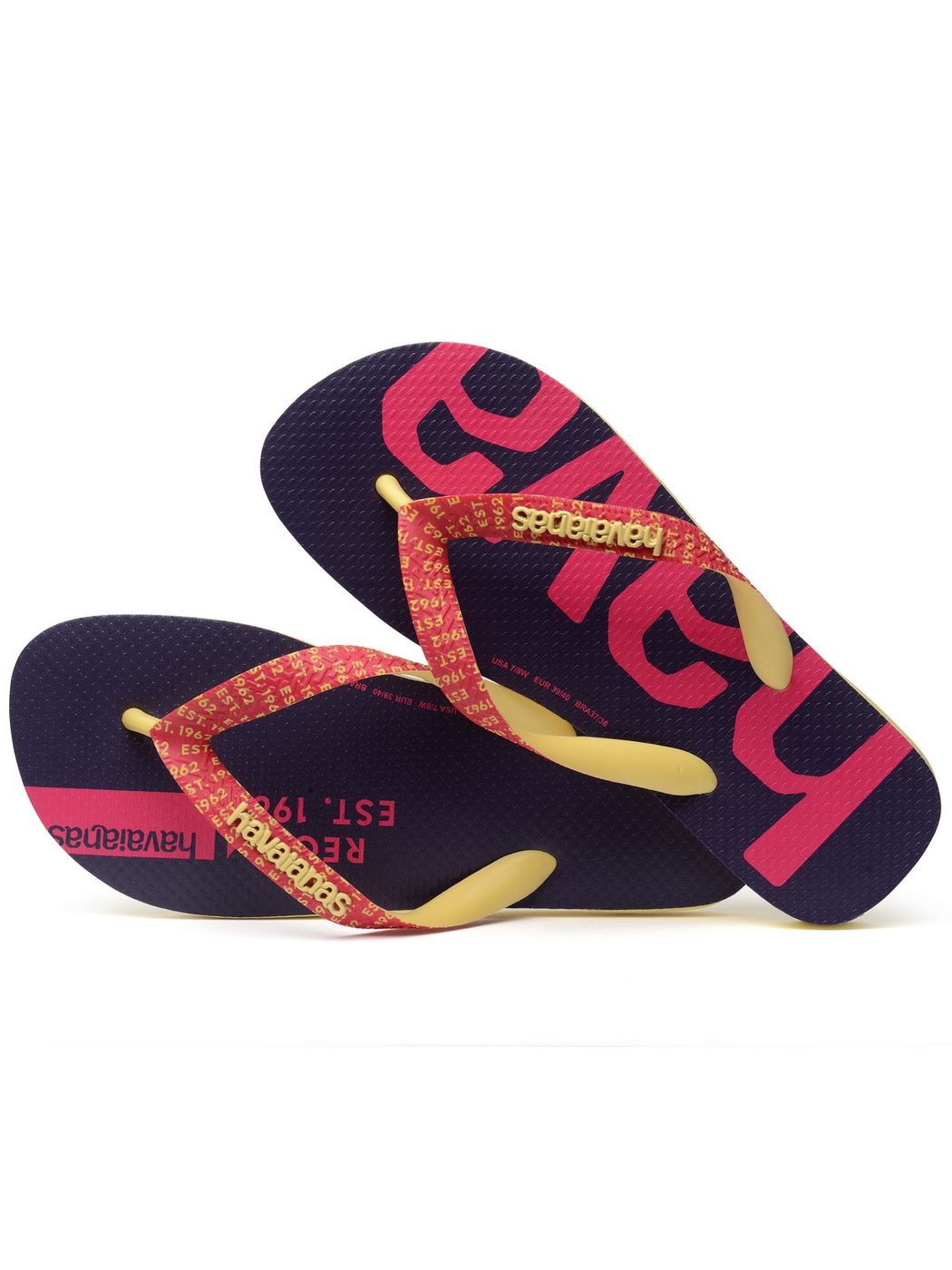 Havaianas tongs femmes 4147063.7598 jaune