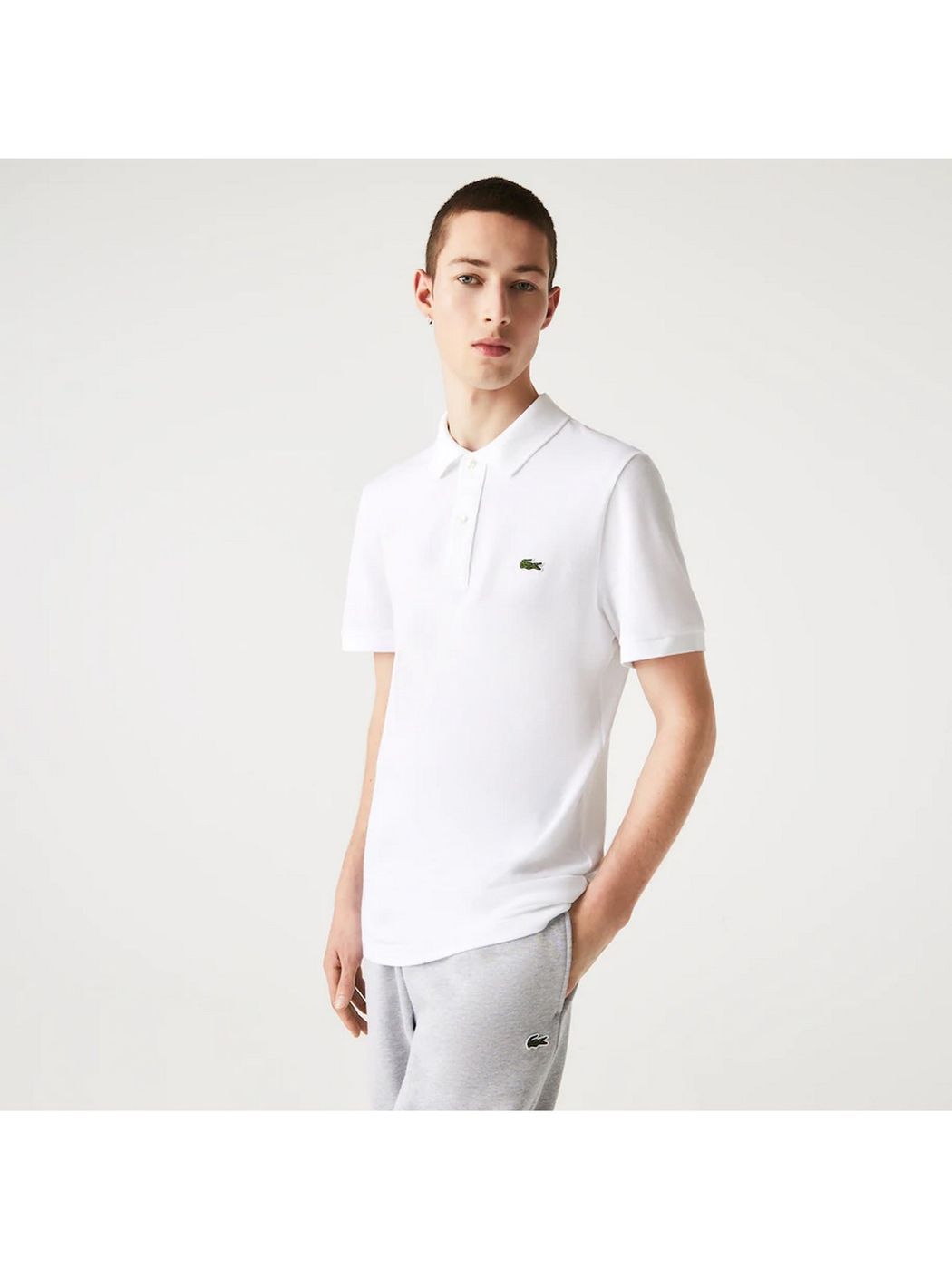 LACOSTE T-Shirt e Polo Uomo  PH4012 001 Bianco
